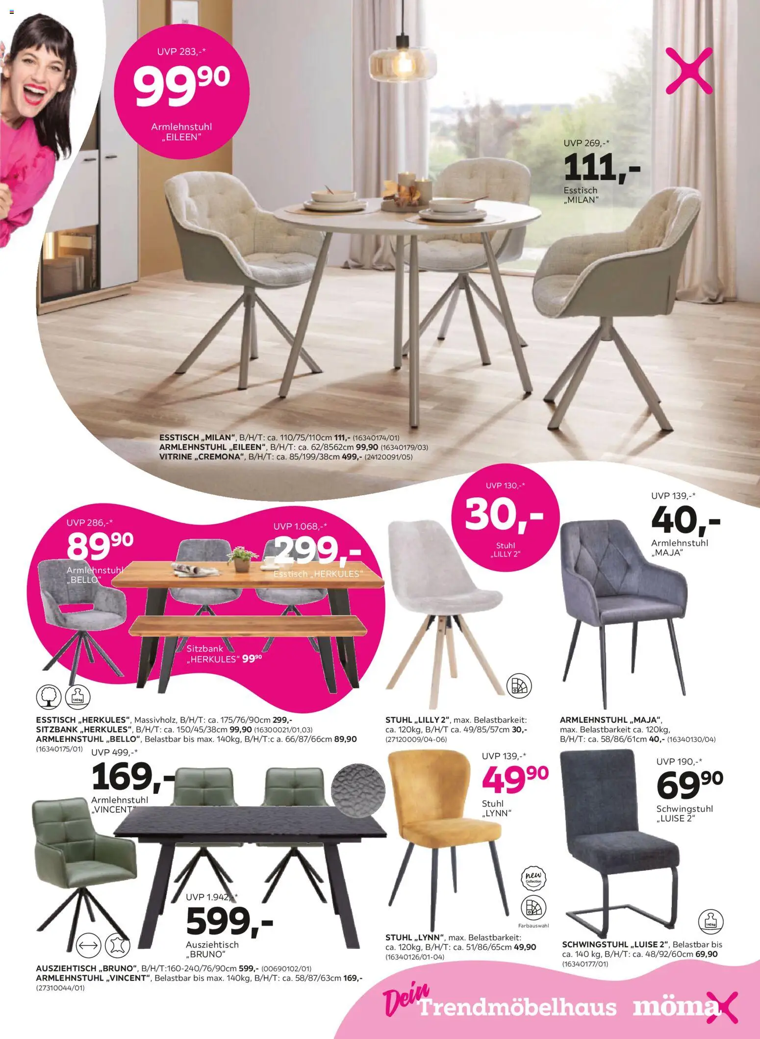 Mömax Prospekt aktuell gültig ab 17.03.2026 | Seite: 3 | Produkte: Stuhl