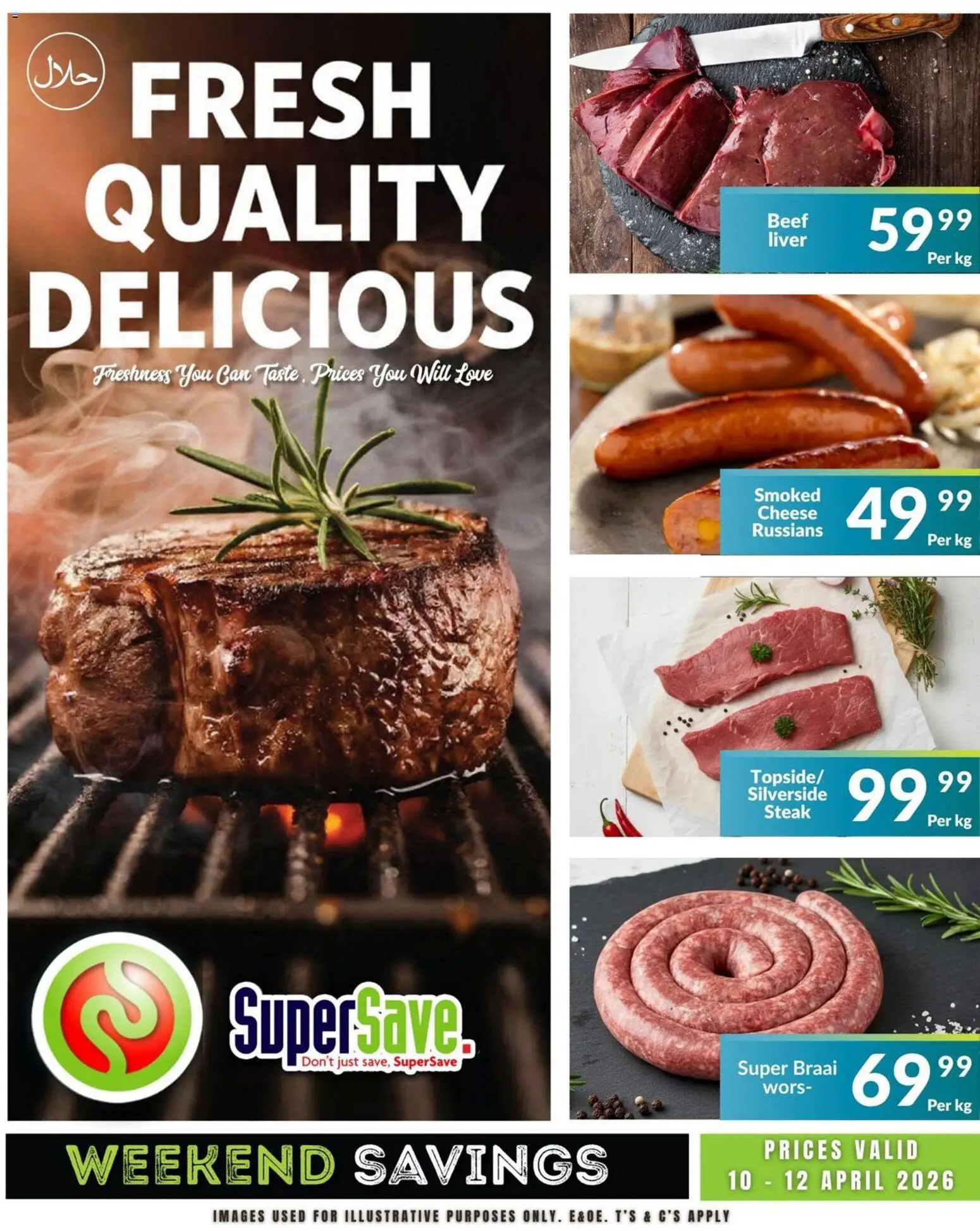 New Super Save catalogue – valid from 10.04.2026 | Page: 8 | Products: Drone, Steak, Cheese, Beef