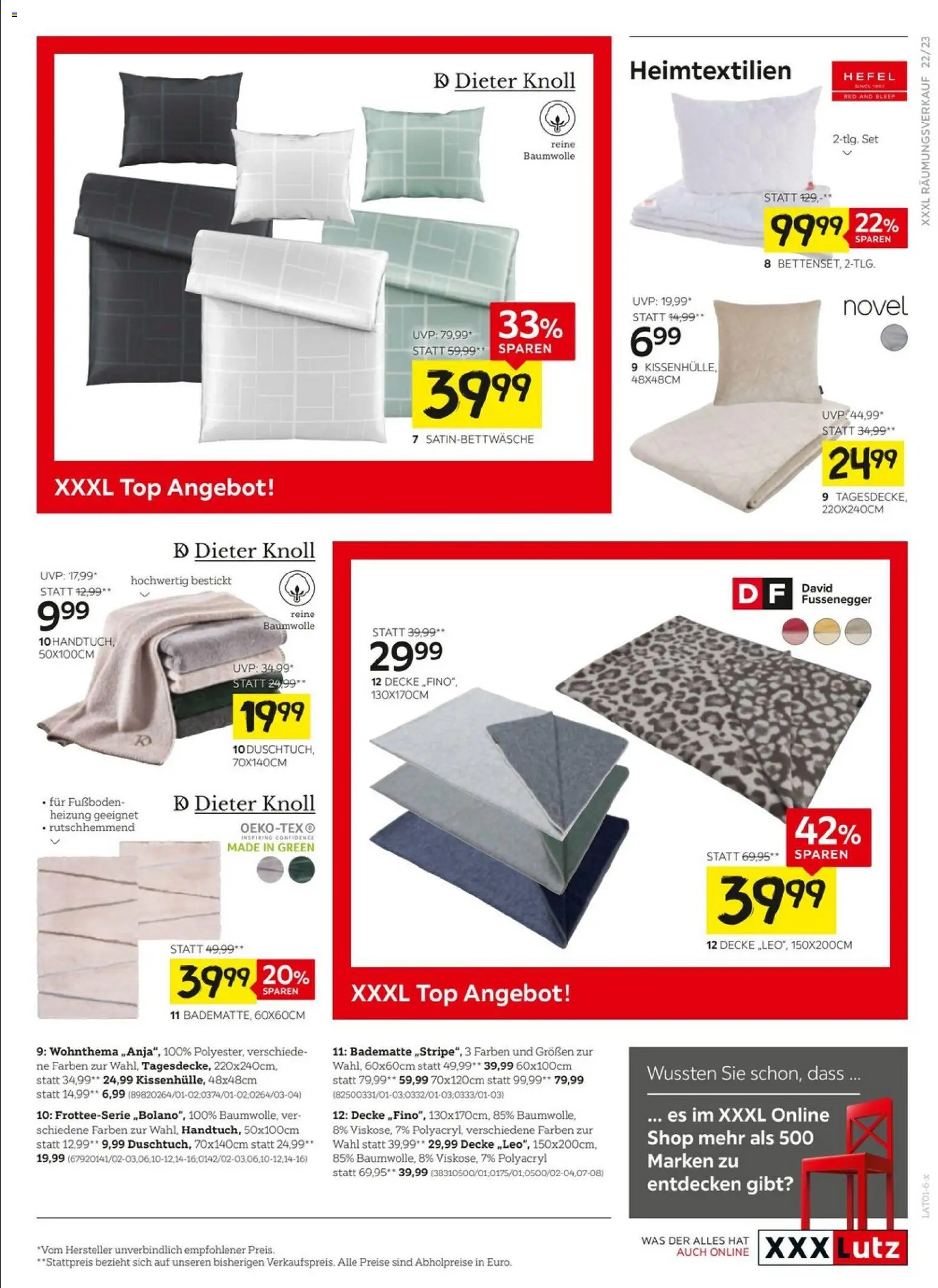 XXXLutz Schlafzimmer  gültig ab 29.12.2025 | Seite: 23 | Produkte: Decke