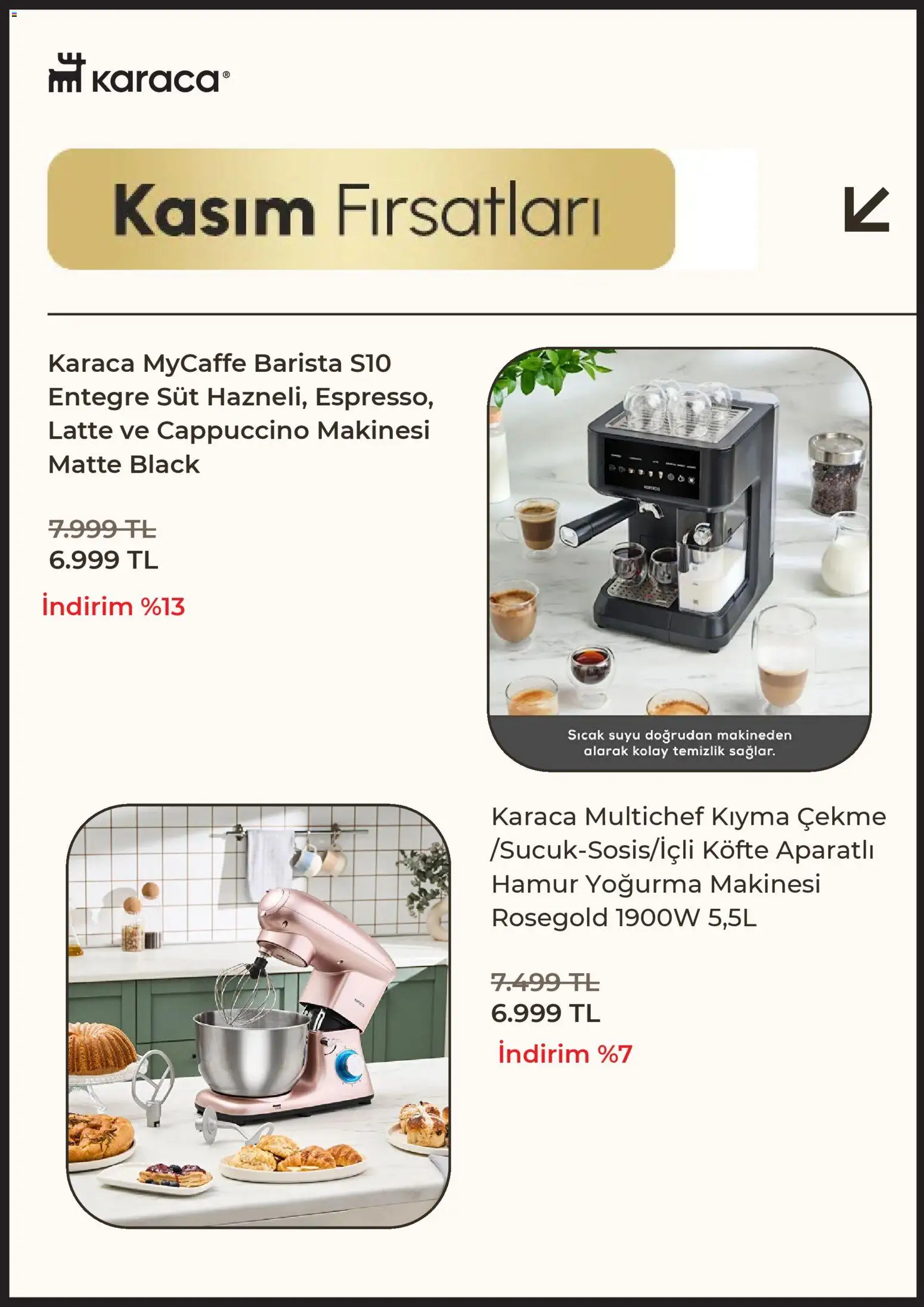 Karaca Black Friday - 03.11.2025 tarihinden itibaren geçerlidir | Sayfa: 4 | Ürünler: Süt, Kıyma