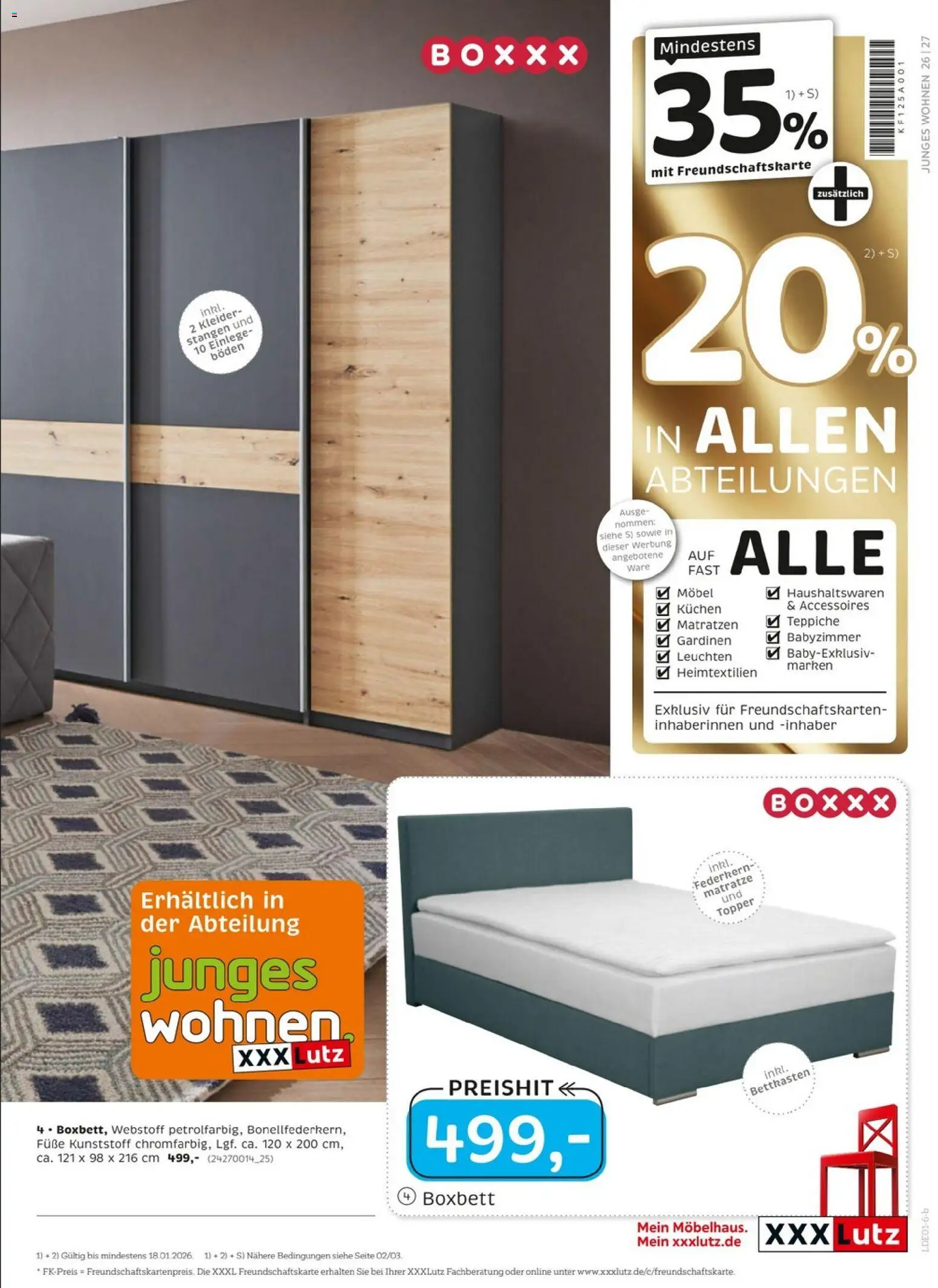 XXXL Lutz Prospekt 	 – gültig ab 02.01.2026 | Seite: 27 | Produkte: Matratze, Topper, Kuchen