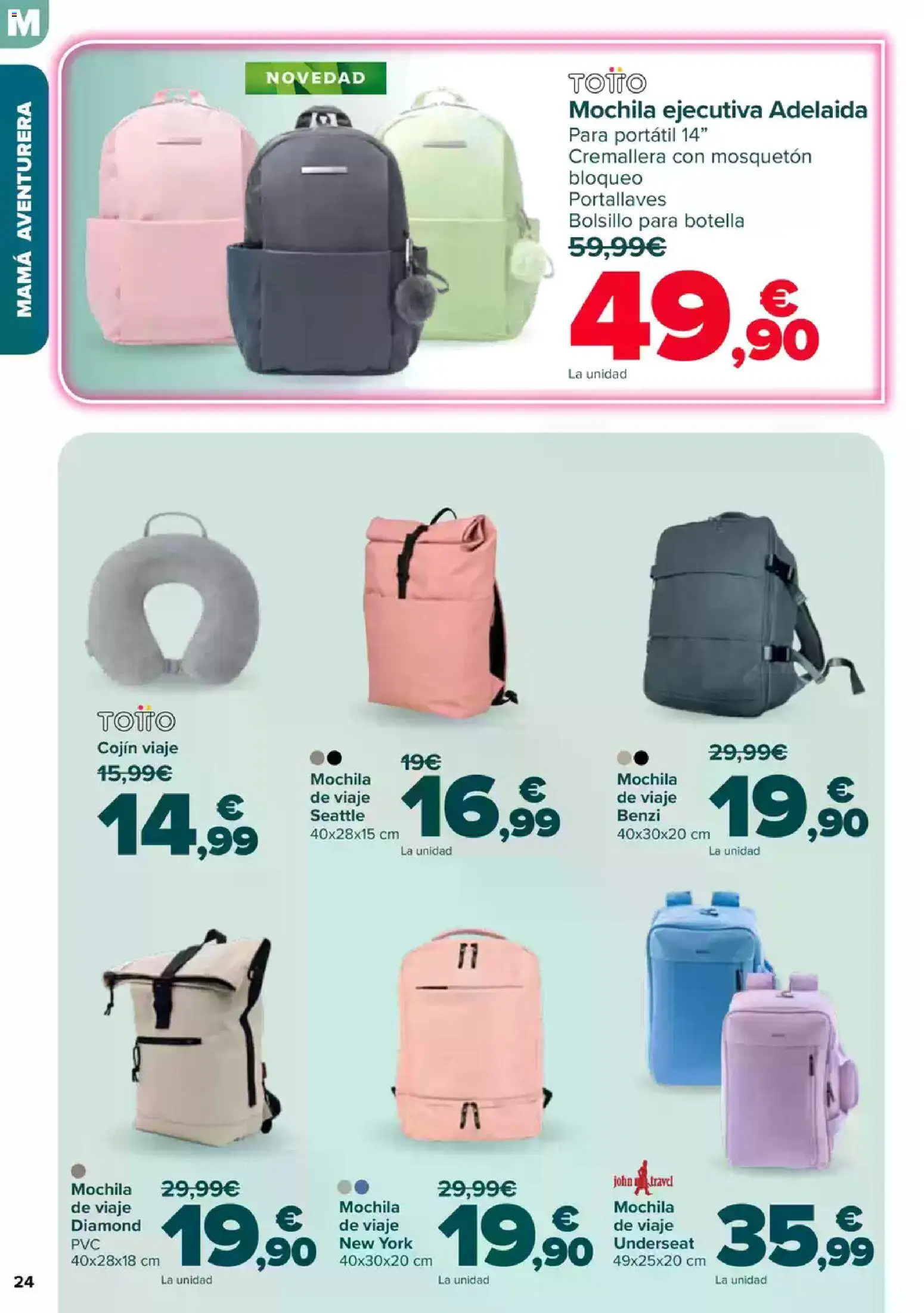 Carrefour Dia de la Madre │ válido desde el 23.04.2026 | Página: 24 | Productos: Mochila, Cojín