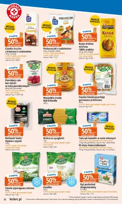 Pogląd oferty "E.Leclerc Gazetka" - ważna od 07.01.2026 | Strona: 22 | Produkty: Tuńczyk, Fasolka szparagowa, Pomidory, Ciastka