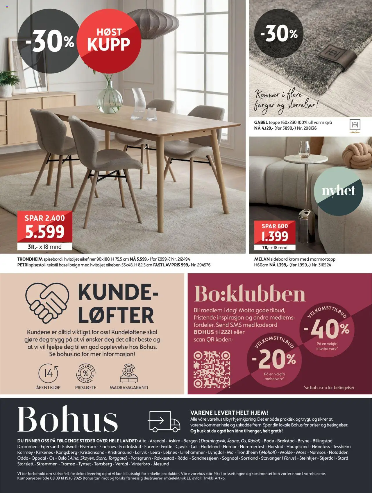 {H1} | Side: 24 | Produkter: Spisebord, Spisestol, Sidebord, Teppe