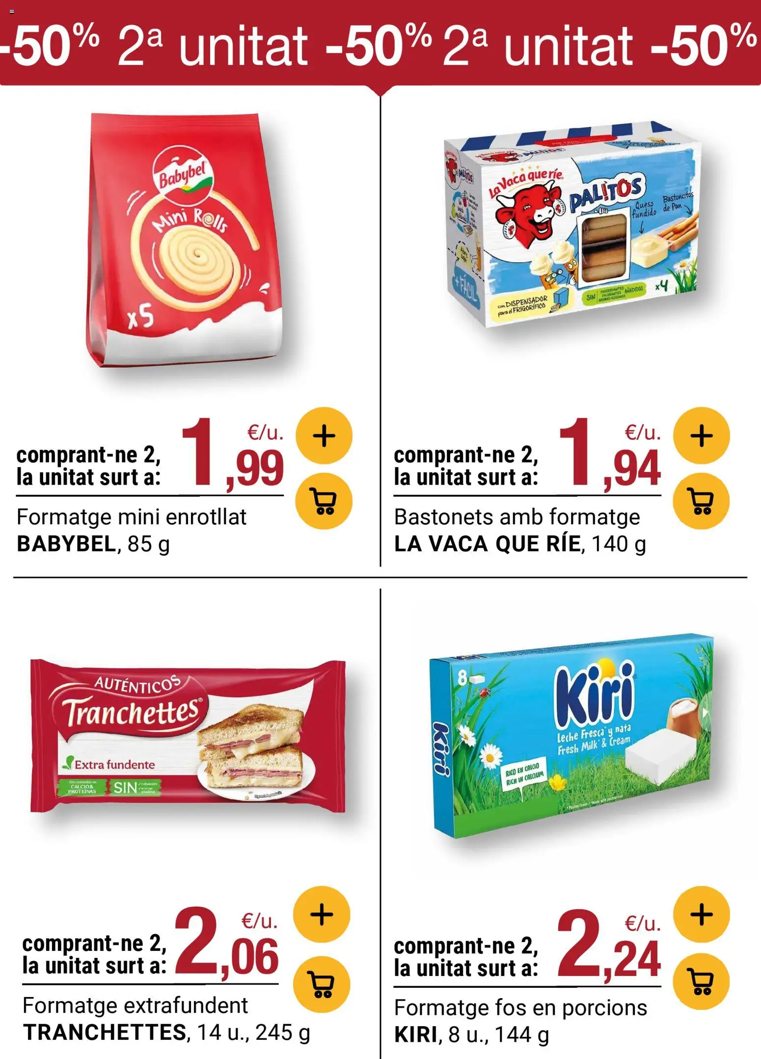 Bonpreu folleto │ válido desde el 21.04.2026 | Página: 39 | Productos: Leche, Queso, Pan, Dispensador