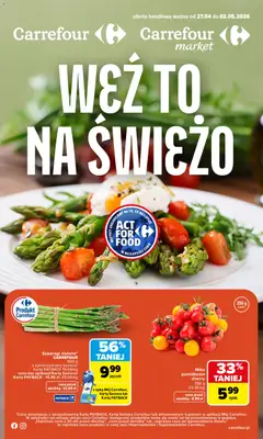 Pogląd oferty "Carrefour gazetka - Weź to na świeżo" - ważna od 27.04.2026