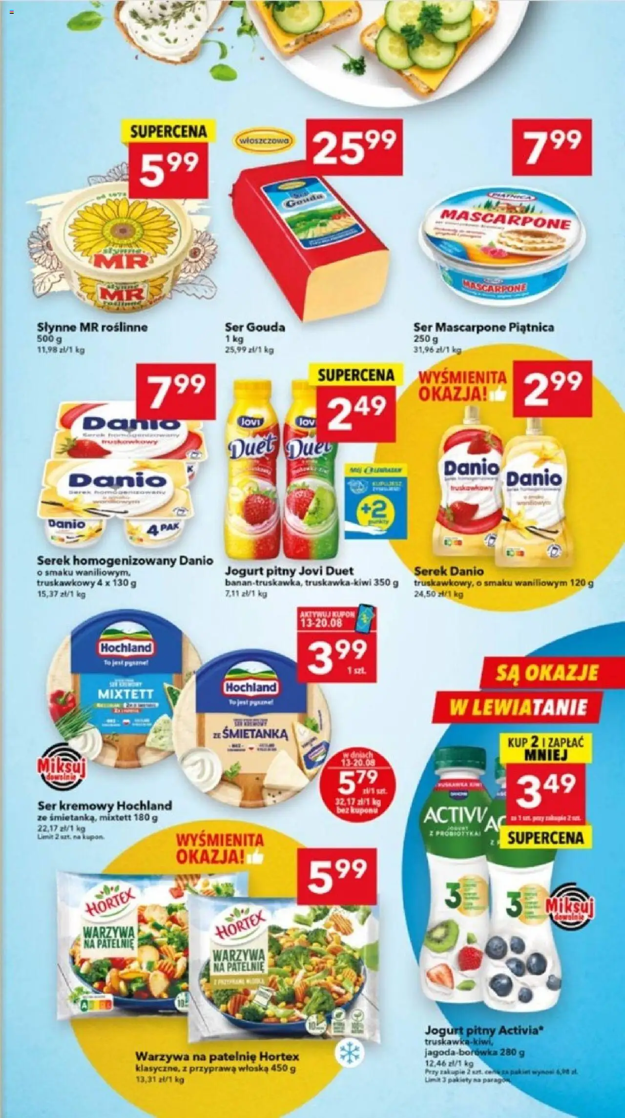 Lewiatan gazetka - Szczecin od 13.08.2025 | Strona: 3 | Produkty: Serek homogenizowany, Serek, Ser, Jogurt