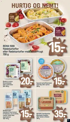 Sandwich med tomat & flødeost, ost & skinke, caesar salad eller æg & bacon, Ready to go Sandwich med tomat & flødeost, ost & skinke, caesar salad eller æg & bacon 160-190 g gyldig fra 12.10.2025 | Side: 13