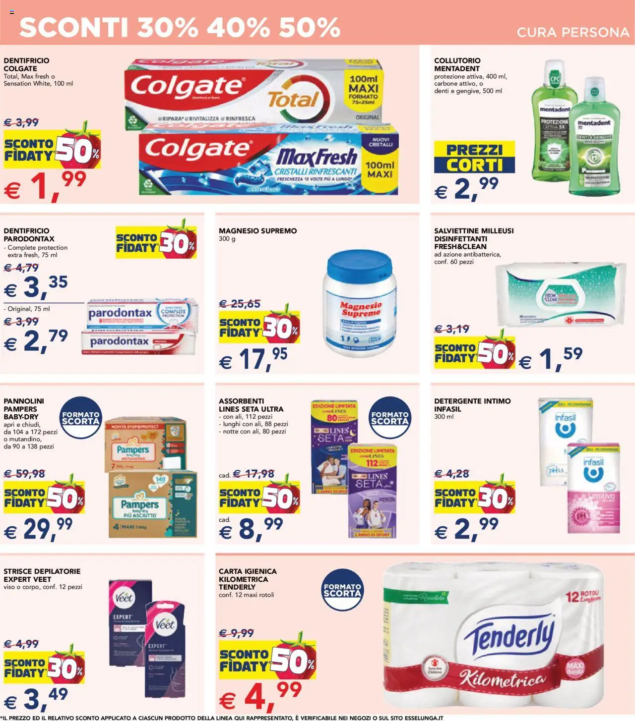 Volantino Esselunga S del 14.08.2025 | Pagina: 17 | Prodotti: Carta igienica, Detergente intimo, Detergente, Intimo
