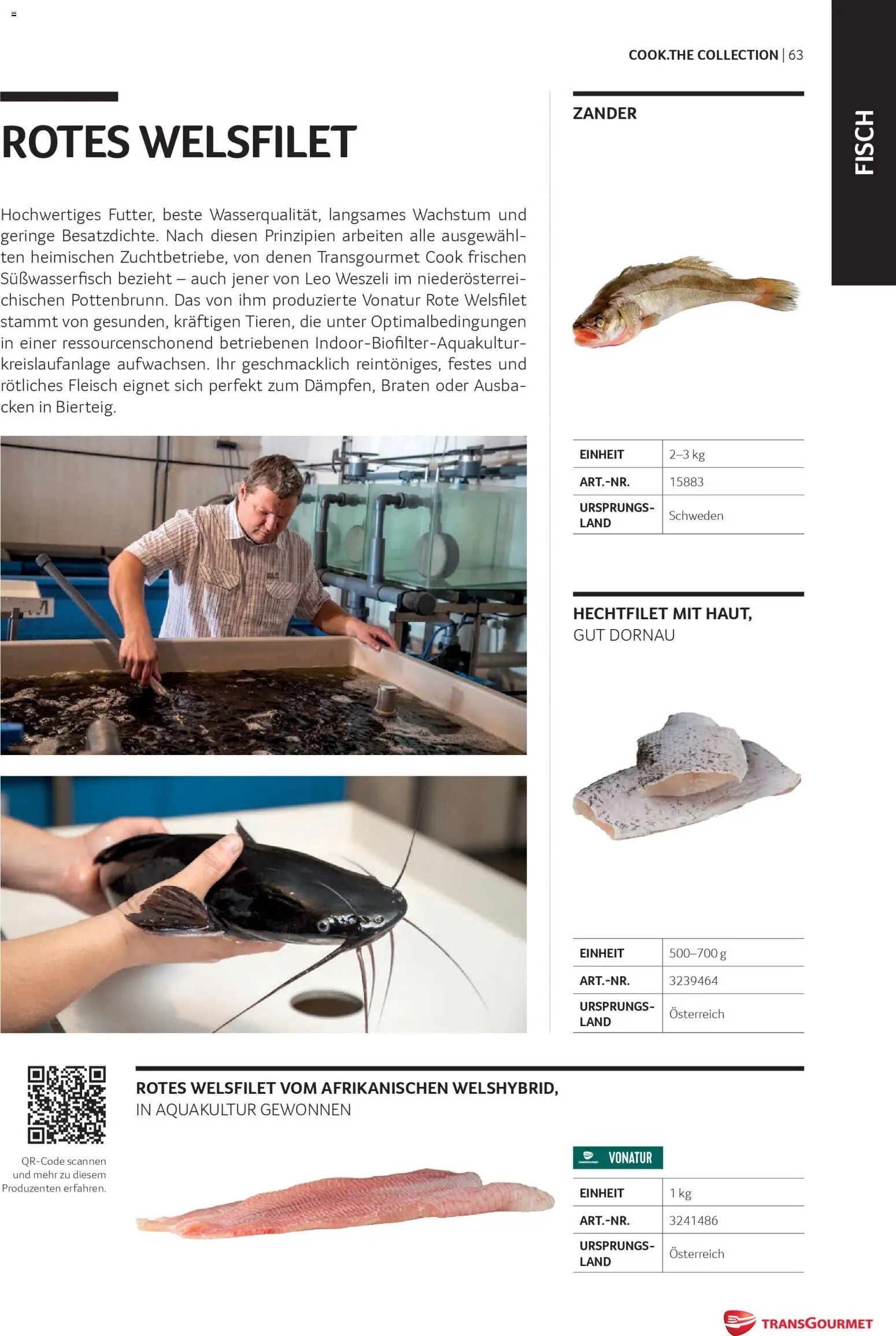 Transgourmet Cook Look-Book gültig ab 08.04.2026 | Seite: 63 | Produkte: Fisch