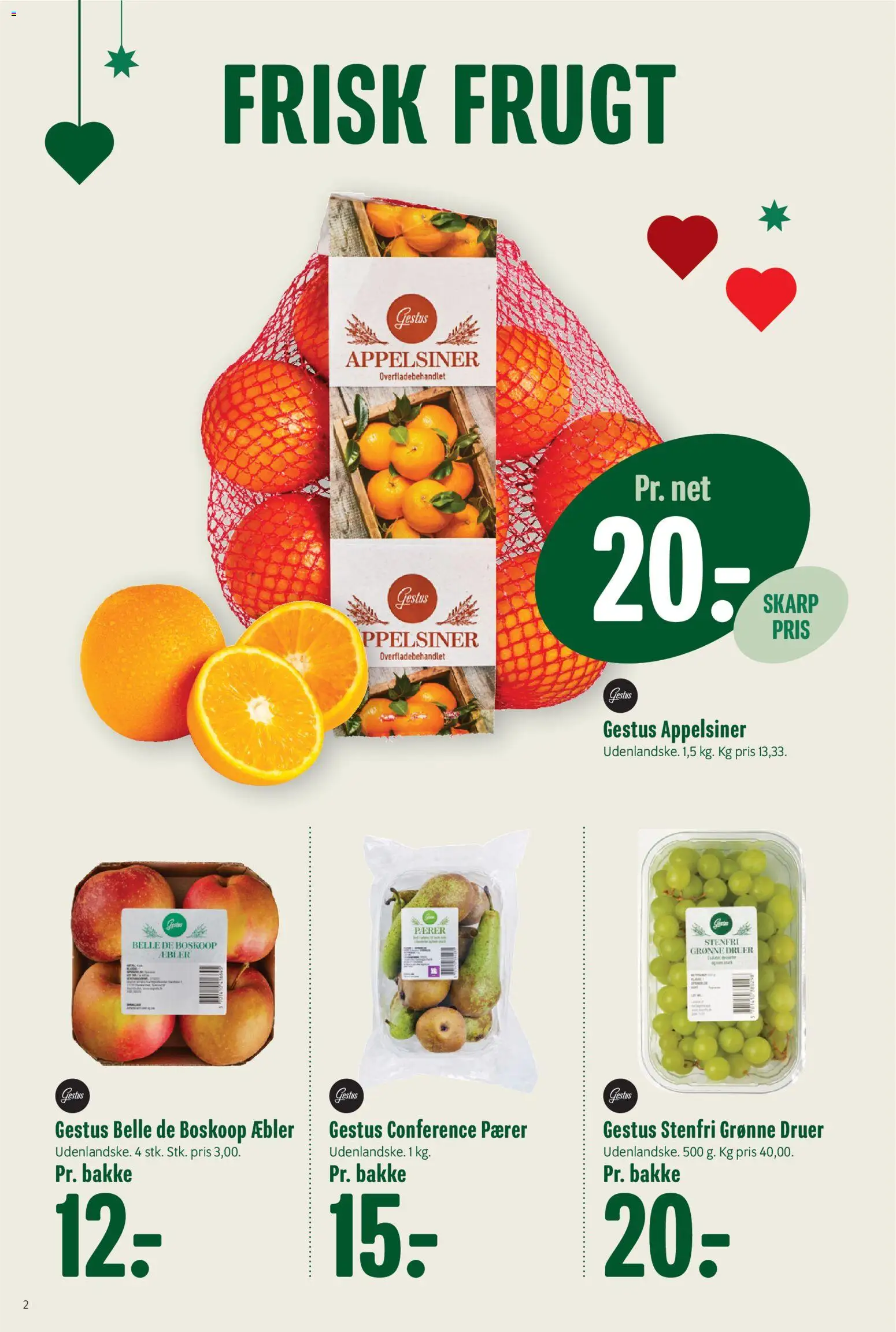 Min Købmand tilbudsavis – gyldig fra 12.12.2025 | Side: 6 | Produkter: Æbler, Appelsiner, Pærer