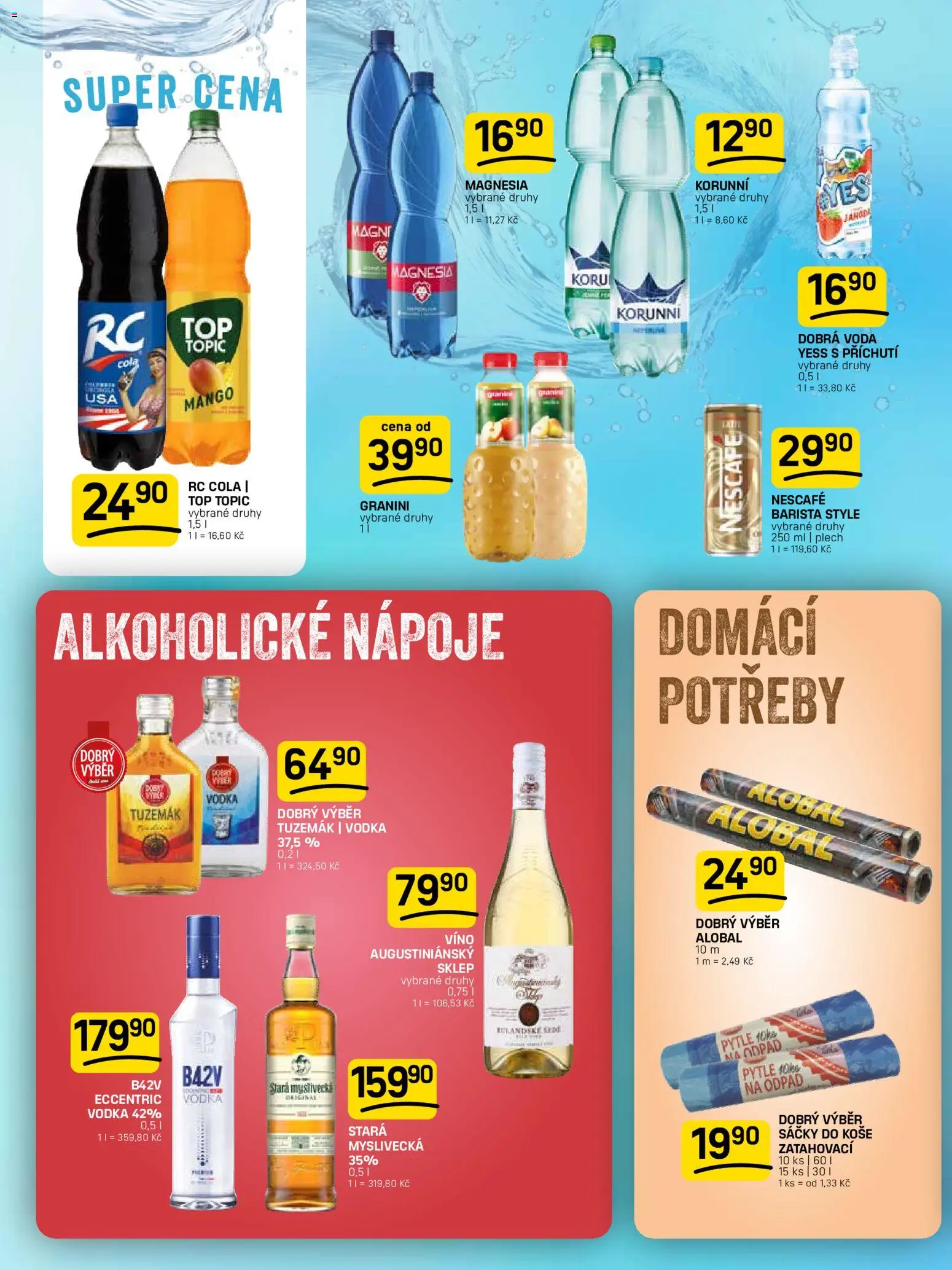 Flop leták od 22.04.2026 | Strana: 10 | Produkty: Mango, Voda, Vodka, Alkoholické nápoje