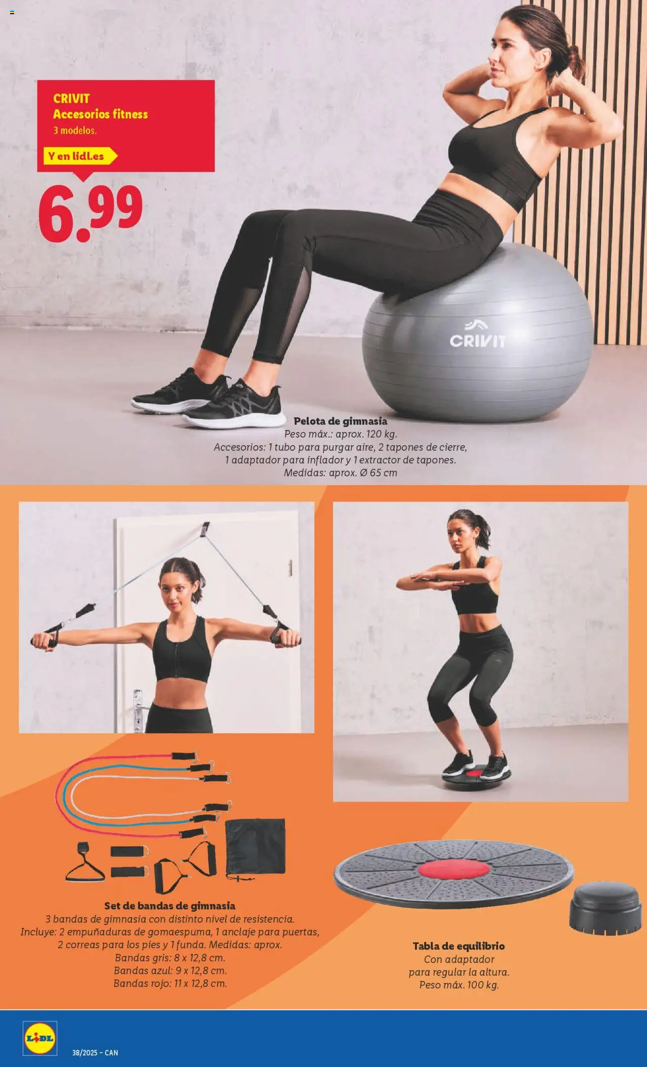 Lidl - Canarias │ válido desde el 15.09.2025 | Página: 22 | Productos: Inflador, Adaptador, Peso