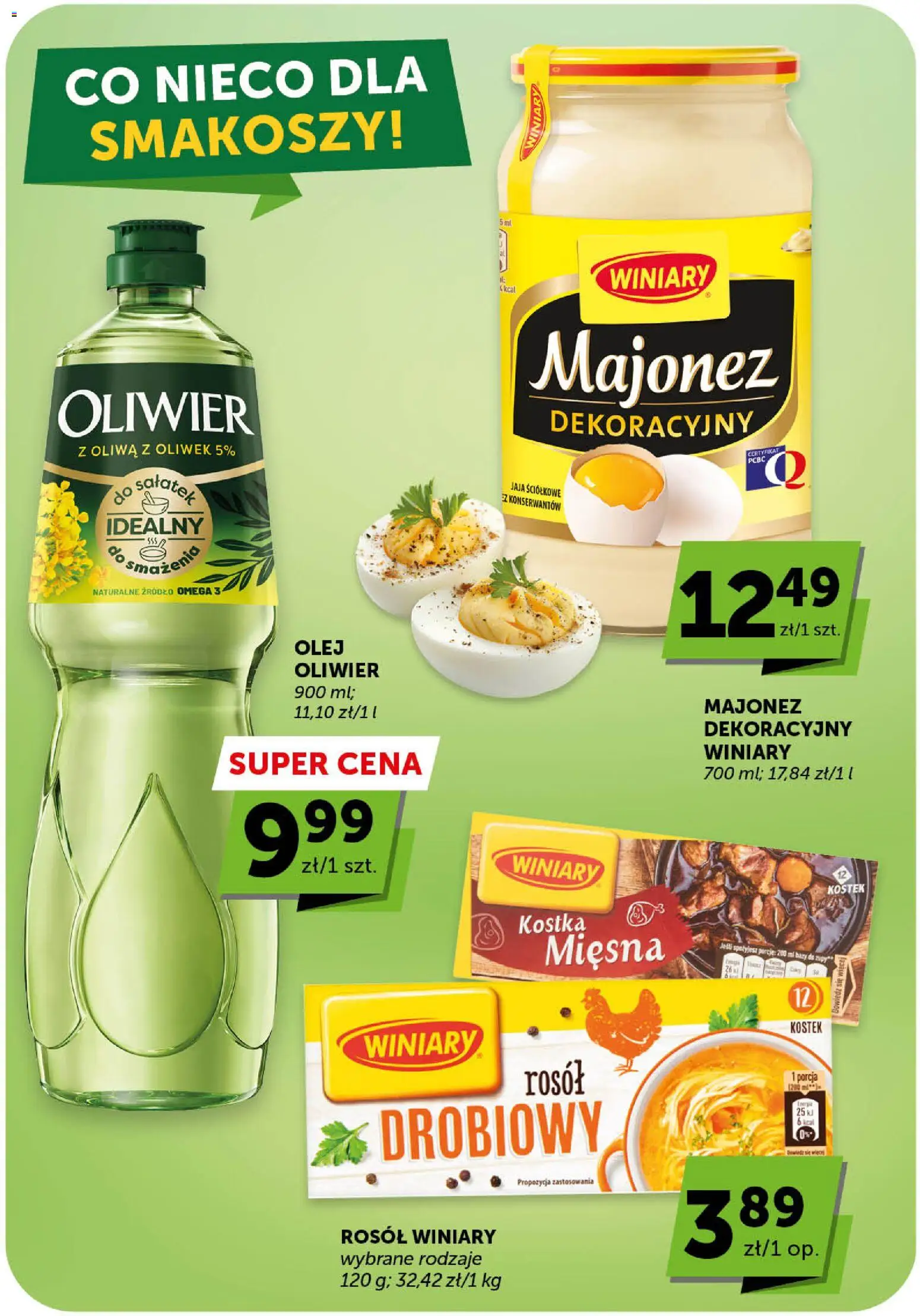 Groszek gazetka - Minimarket od 12.03.2026 | Strona: 12 | Produkty: Oliwa z oliwek, Olej, Majonez, Jaja
