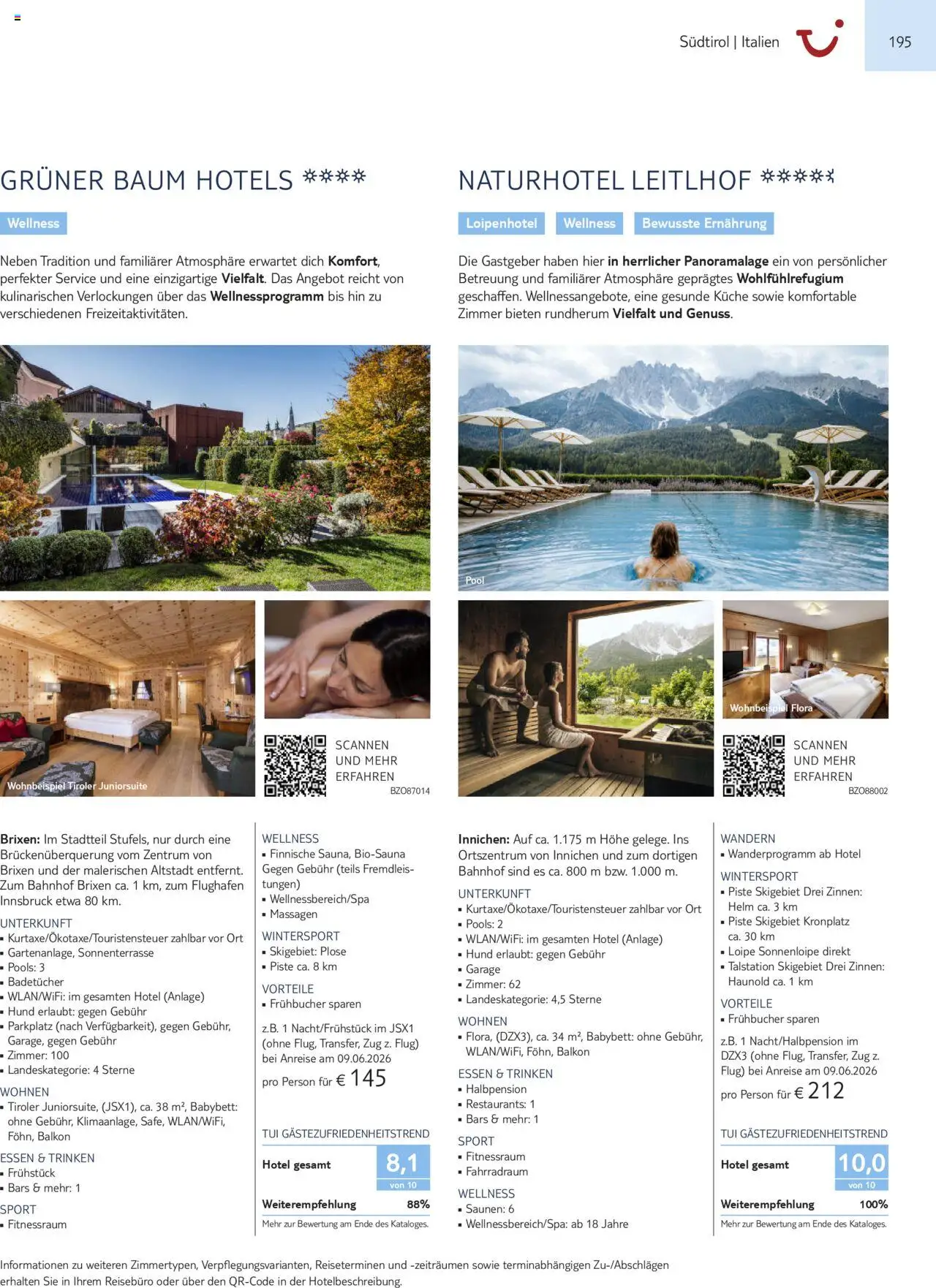 TUI Urlaub mit eigener Anreise 2025/26 – gültig ab 01.11.2025 | Seite: 195 | Produkte: Babybett, Küche