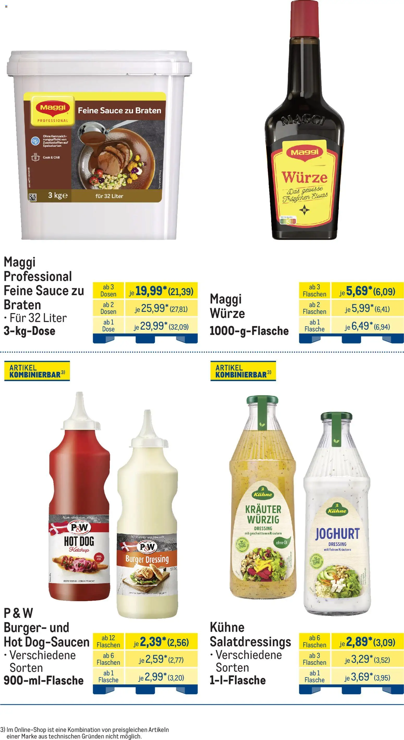 Metro Monats-Menü – gültig ab 01.05.2026 | Seite: 9 | Produkte: Maggi, Joghurt, Öl, Ketchup