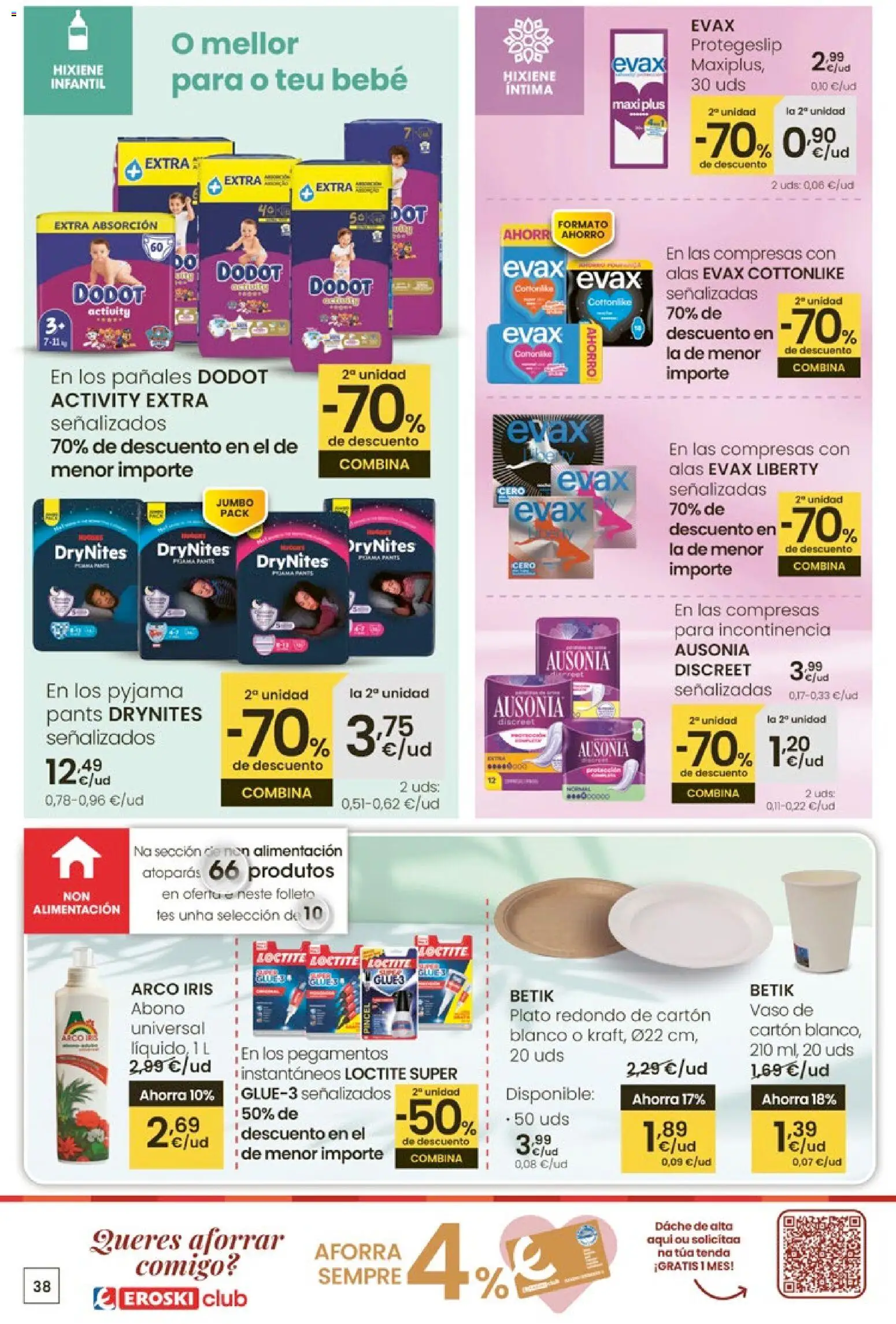 Eroski Quieres ahorrar conmigo │ válido desde el 26.03.2026 | Página: 38 | Productos: Γλυφιτζούρι