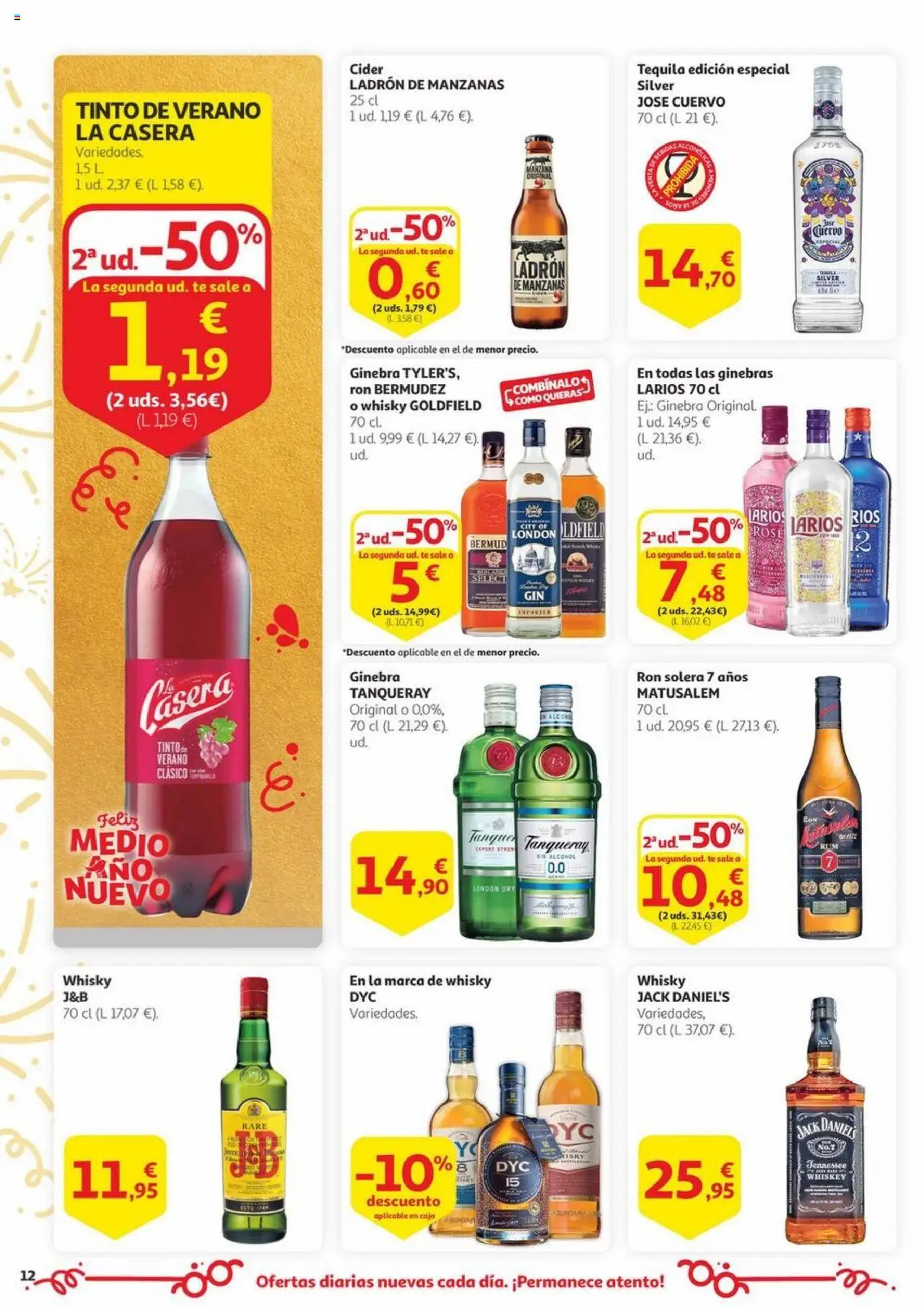 Alcampo - Aniversario │ válido desde el 03.06.2025 | Página: 12 | Productos: Manzanas, Manzana, Whisky, Caja