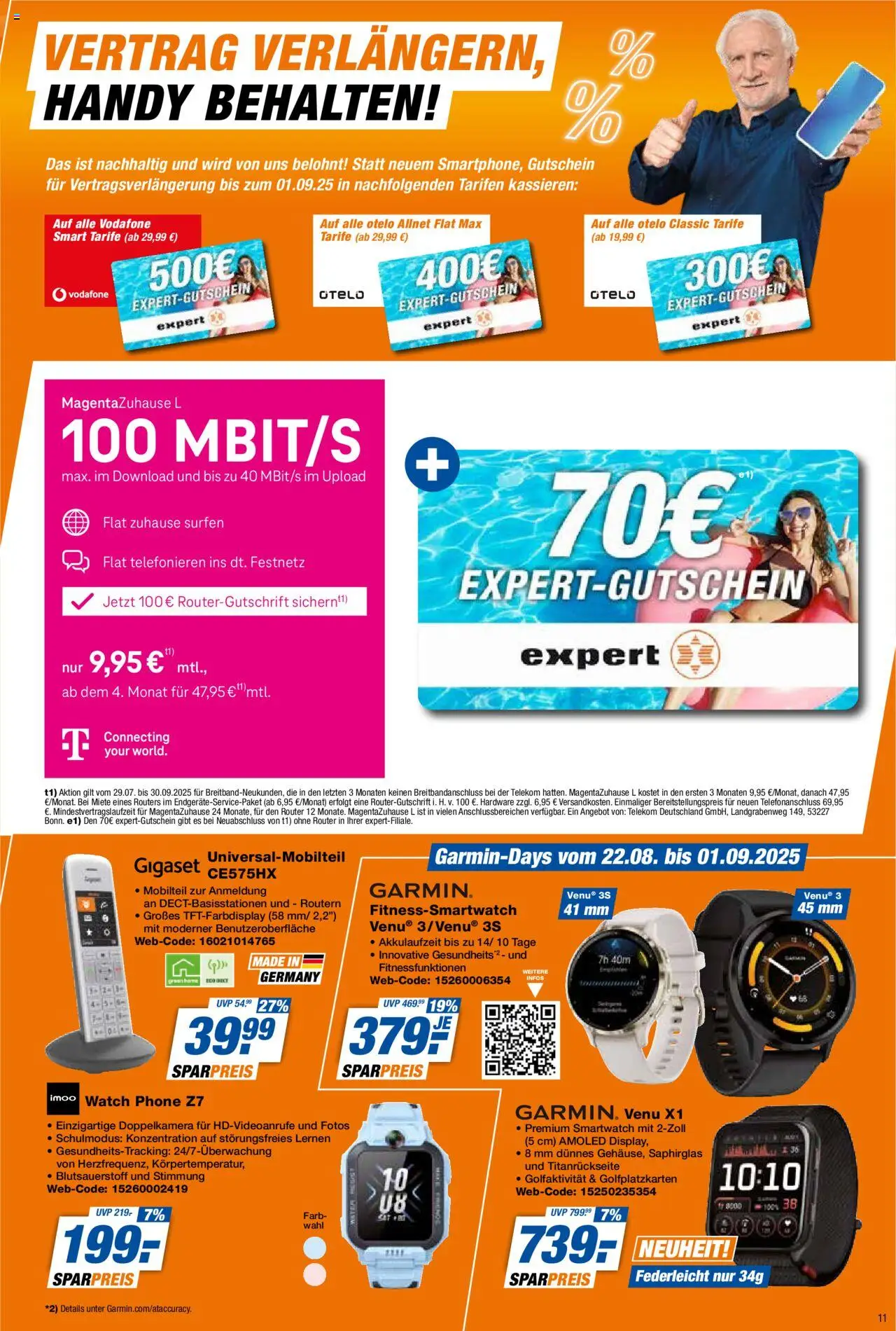 Expert  Sommer Sparverkauf - gültig ab dem 22.08.2025 | Seite: 11 | Produkte: Smartwatch
