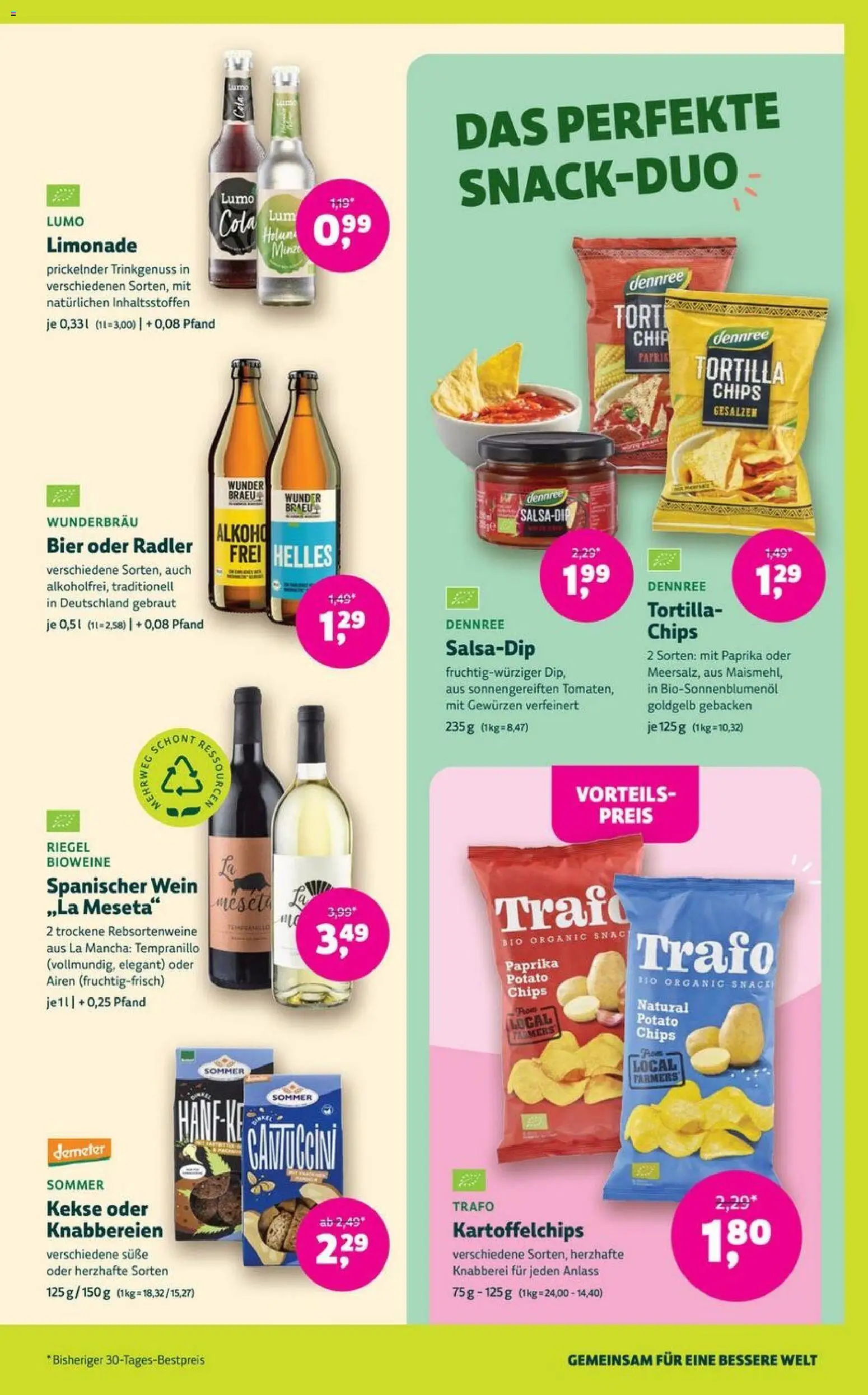 Denns BioMarkt Angebote – gültig ab 22.10.2025 | Seite: 11 | Produkte: Cola, Wein, Chips, Kekse