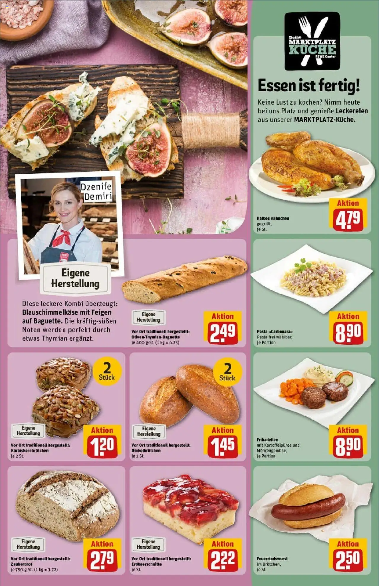 Rewe prospekt Egelsbach	 - gültig ab dem 06.07.2025 | Seite: 13 | Produkte: Hahnchen, Küche, Baguette, Pasta