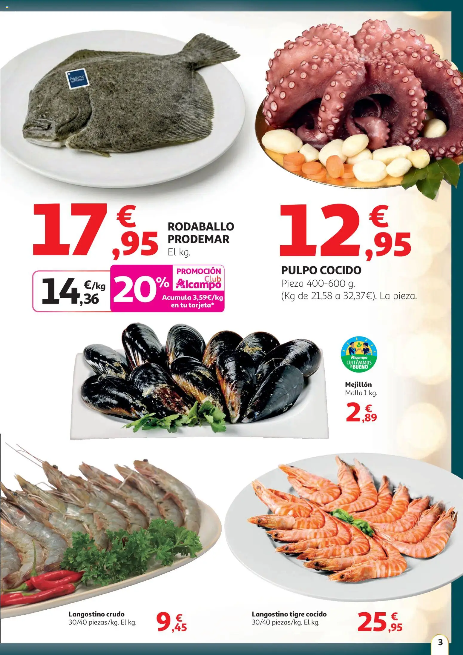 Alcampo - Nacional │ válido desde el 11.12.2025 | Página: 3 | Productos: Langostino
