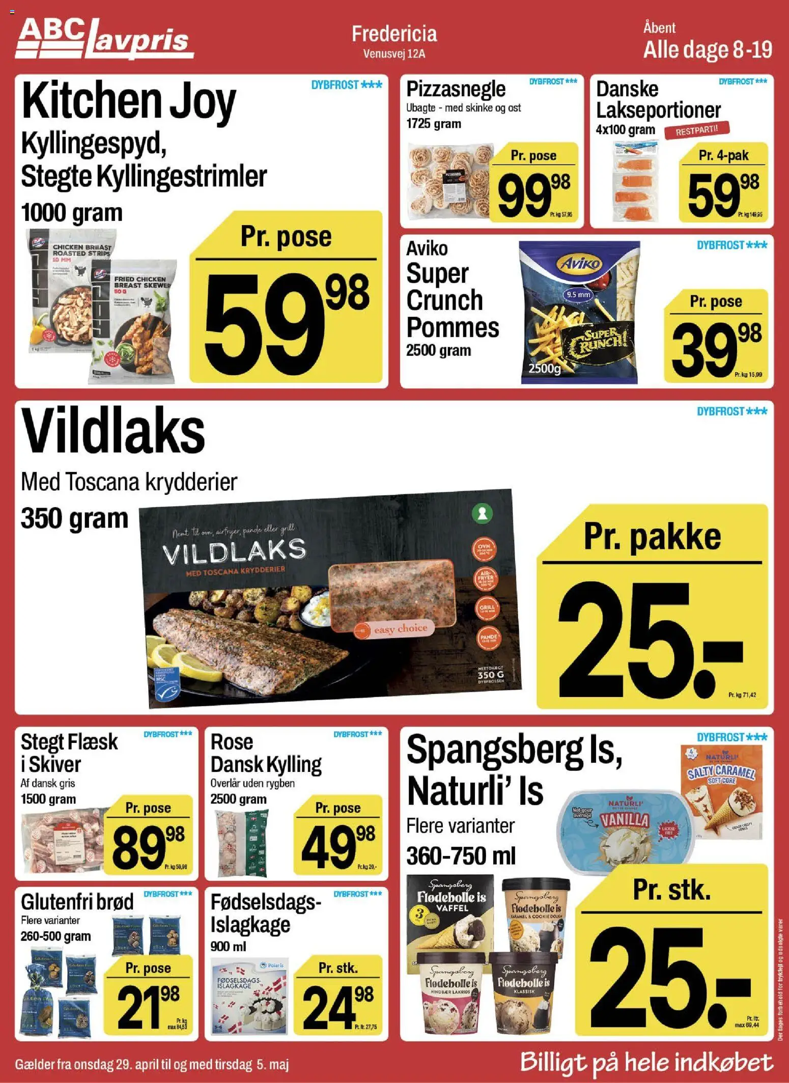 Abc Lavpris tilbudsavis – gyldig fra 29.04.2026 | Side: 6 | Produkter: Skinke, Lakrids, Hindbær, Grill