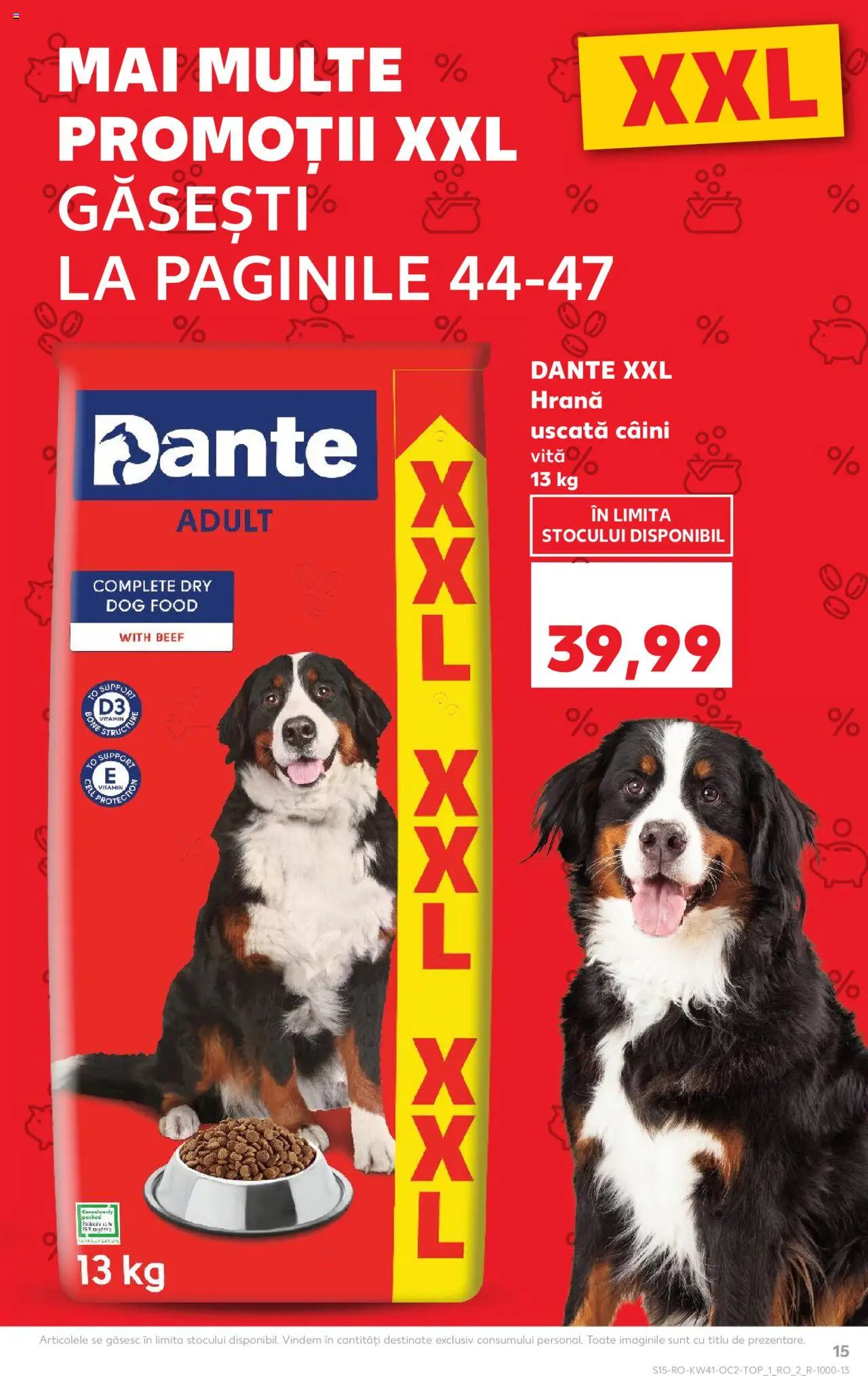 Kaufland RO akciós ujság - amely érvényes a következő dátumtól: 08.10.2025 | Oldal: 15