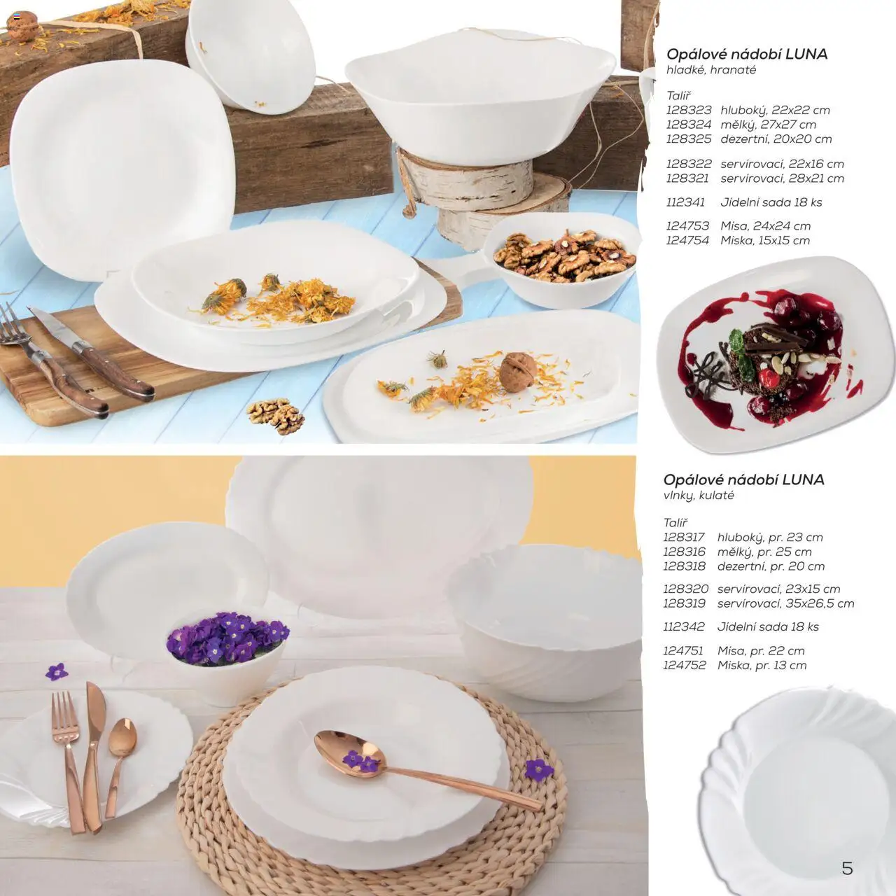 Orion katalog - Gastro nádobí od 01.03.2025 | Strana: 5 | Produkty: Nádobí, Talíř