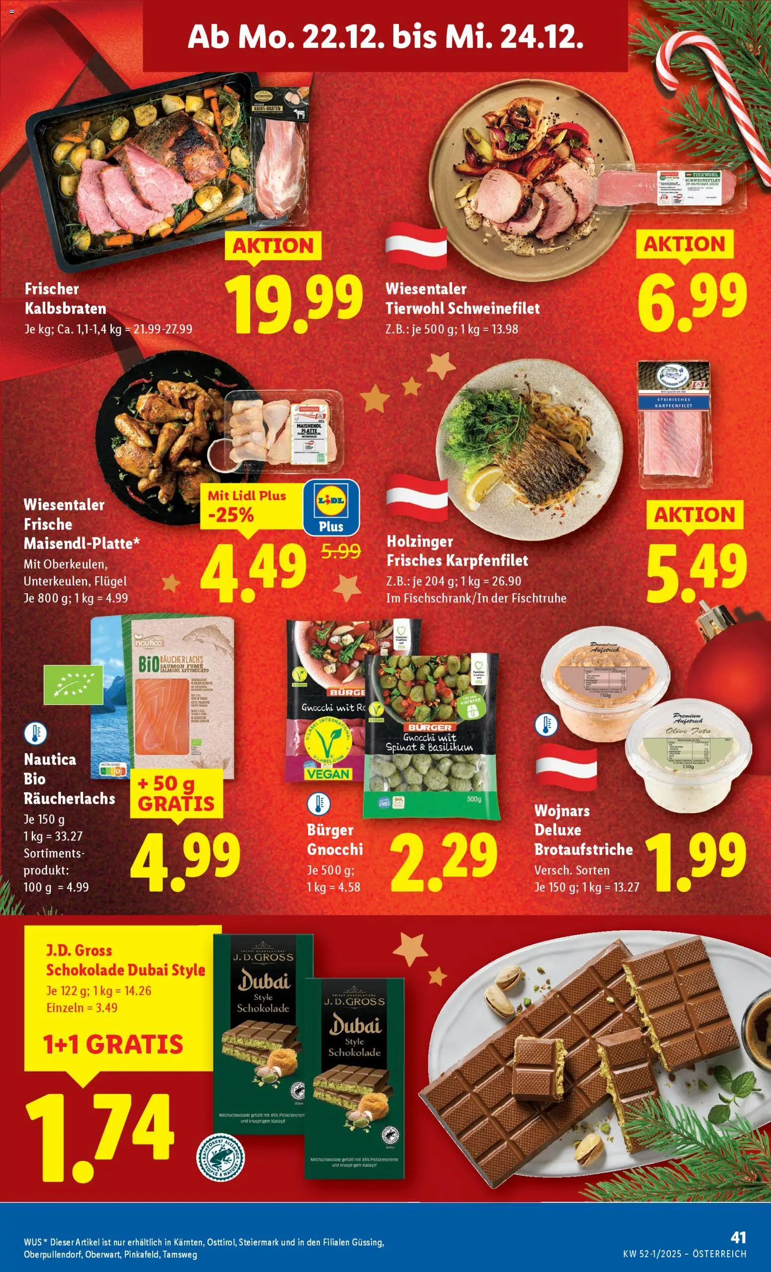 Lidl Flugblatt - Oberpullendorf, Güssing, Oberwart gültig ab 18.12.2025 | Seite: 45 | Produkte: Schokolade