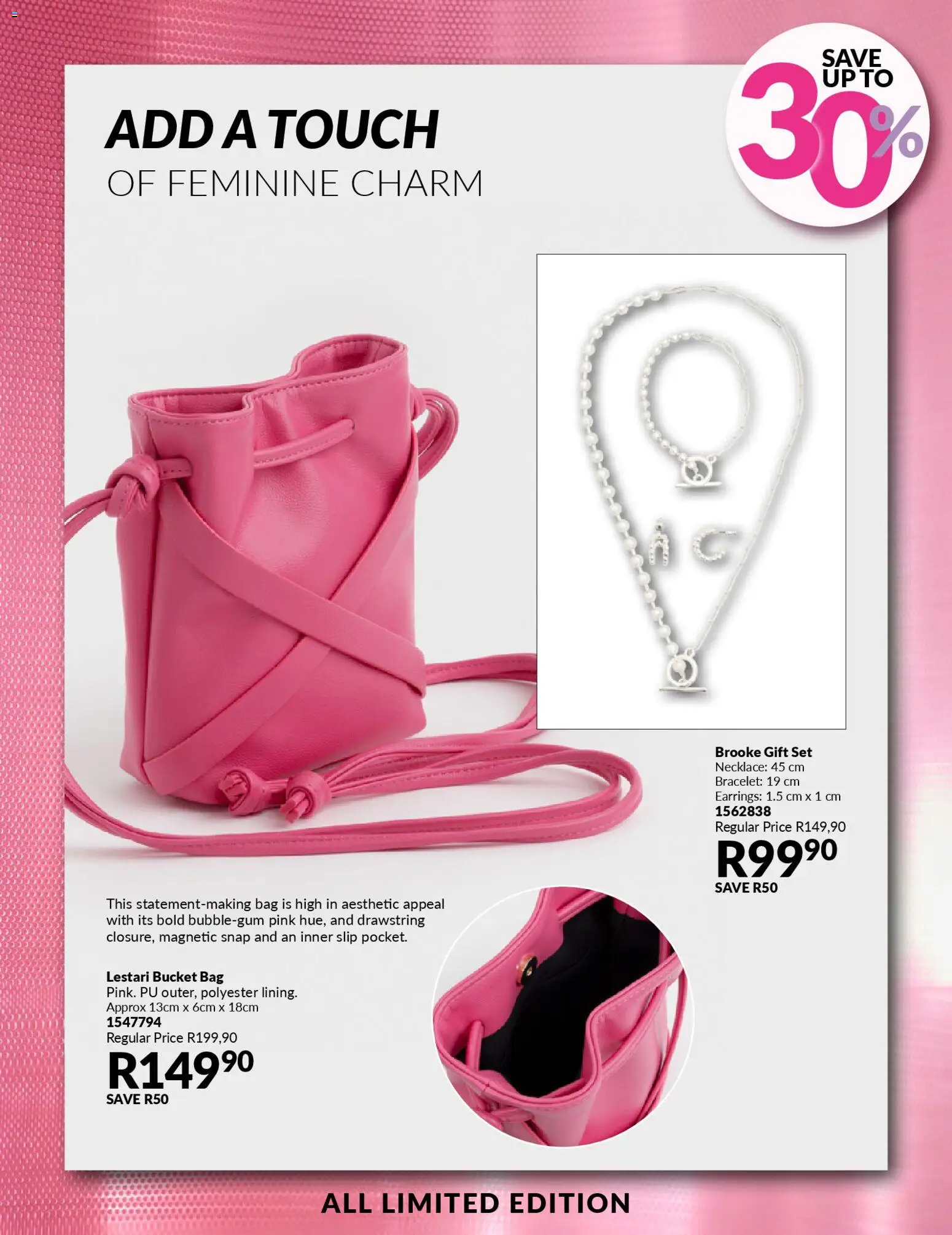 New Avon catalogue – valid from 22.04.2026 | Page: 22 | Products: Earrings, Bag