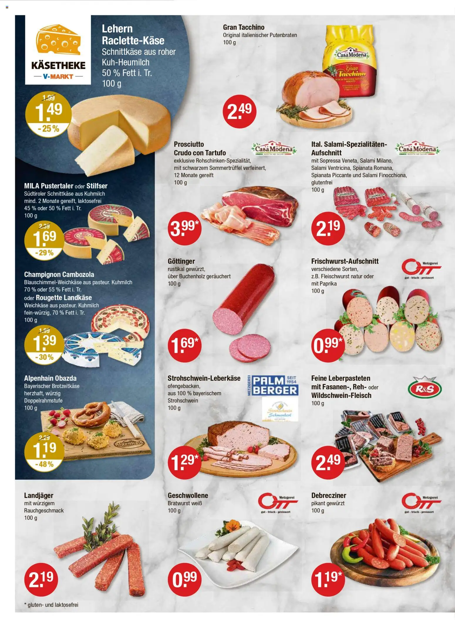 V-Markt - Hallertau / Oberpfalz – gültig ab 18.12.2025 | Seite: 2 | Produkte: Bratwurst, Paprika, Salami