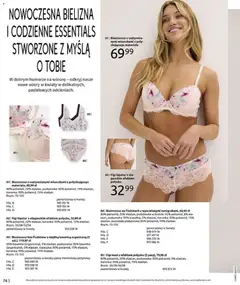 Pogląd oferty "BonPrix Katalog" - ważna od 30.03.2026 | Strona: 78 | Produkty: Bielizna, Biustonosz, Kwiaty