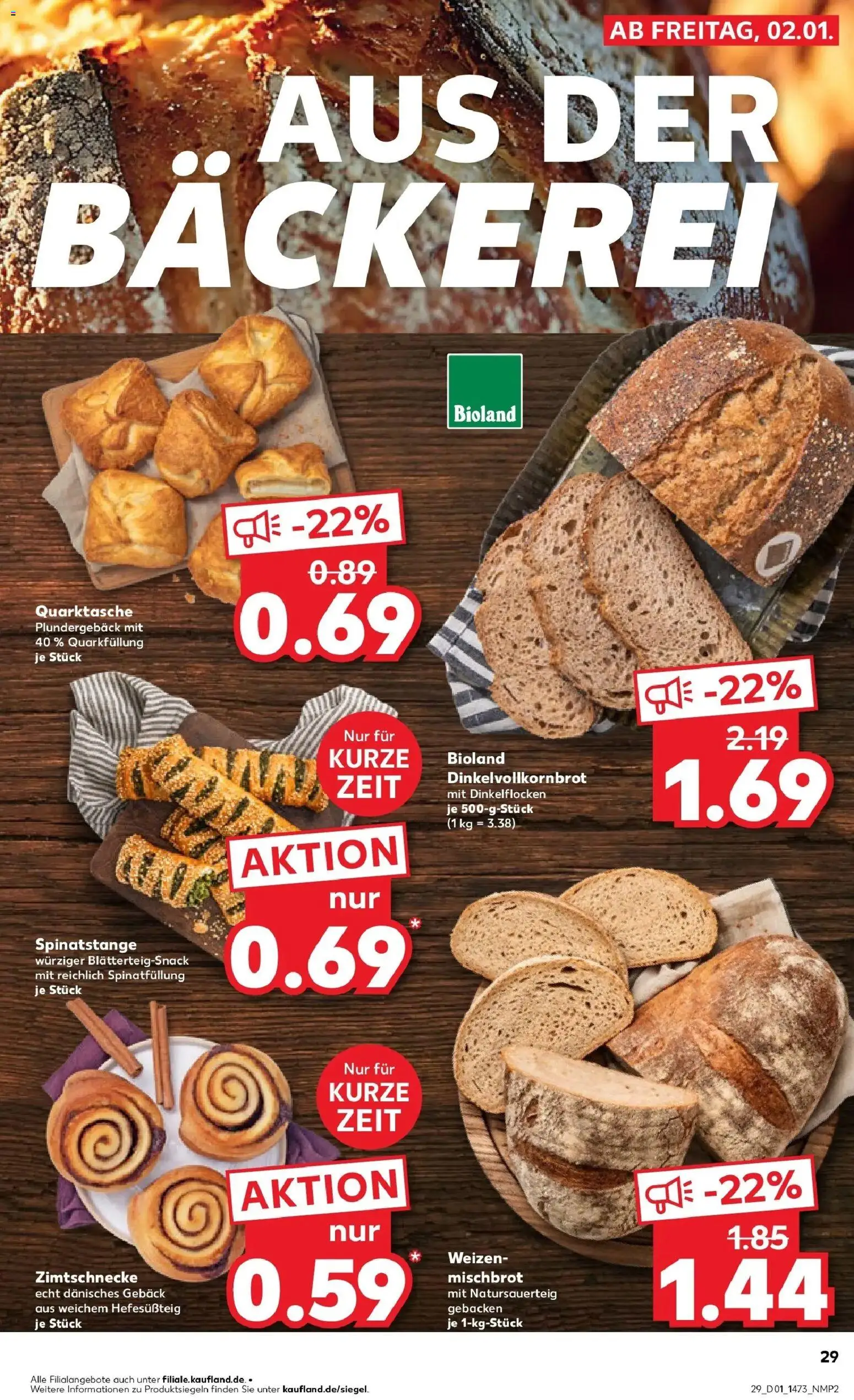 Kaufland prospekt Haldensleben	 – gültig ab 05.01.2026 | Seite: 35 | Produkte: Bäckerei