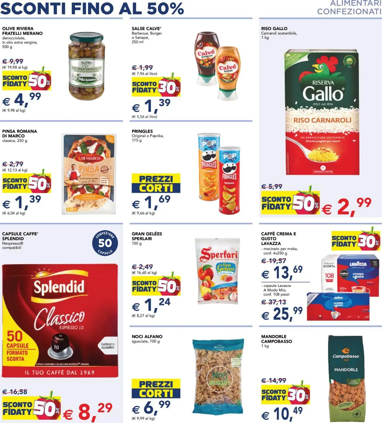 Volantino Esselunga S del 11.09.2025 | Pagina: 7 | Prodotti: Caffè, Riso, Olio, Olive