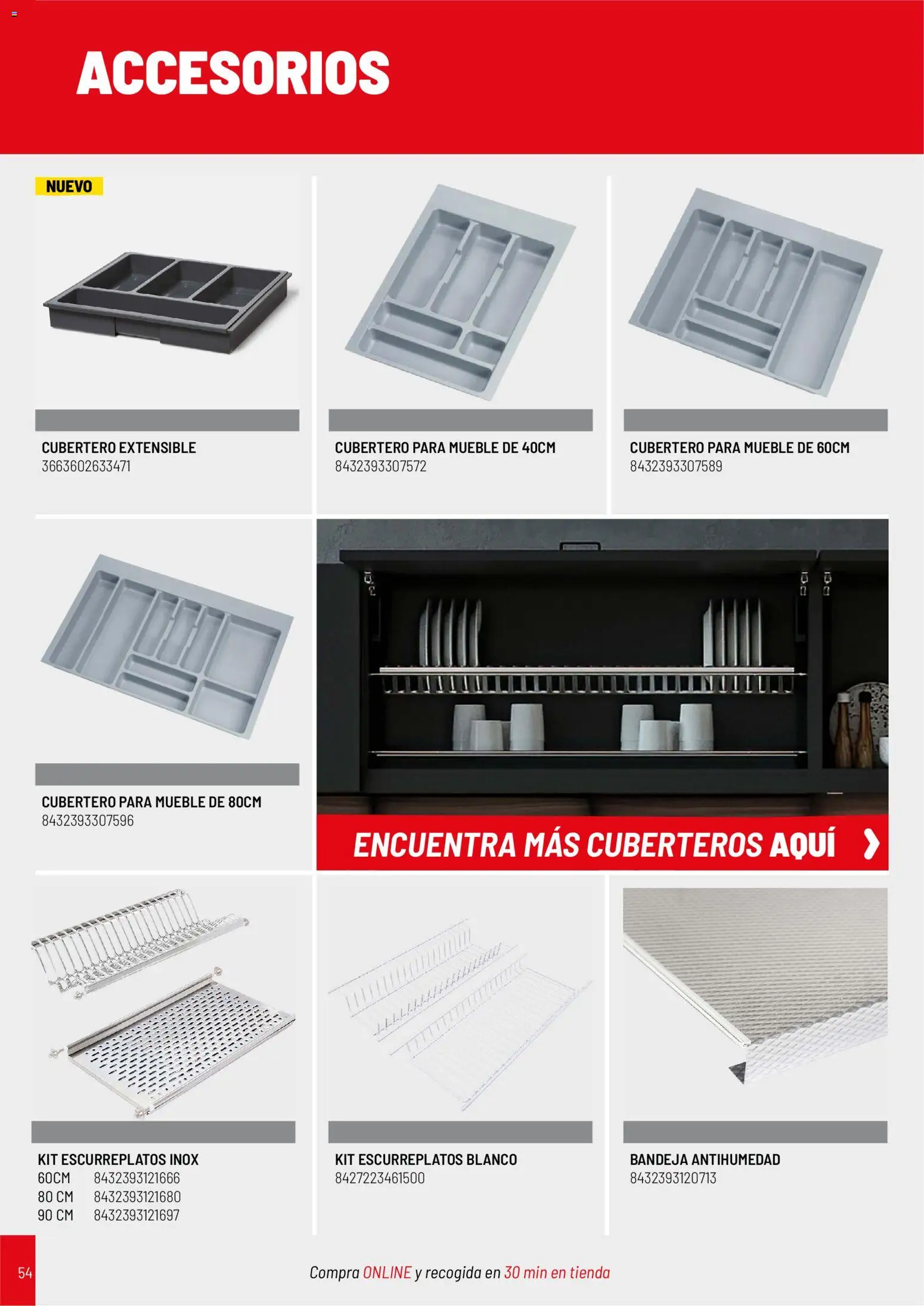 Brico Depôt Cocinas │ válido desde el 11.03.2026 | Página: 54 | Productos: Bandeja