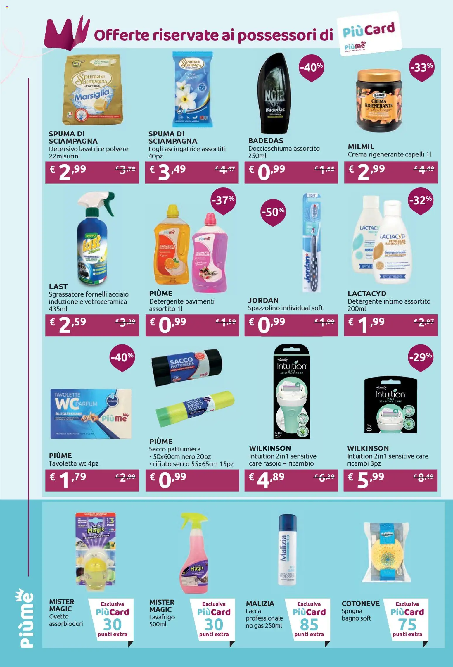 Volantino IperSoap del 15.12.2025 | Pagina: 10 | Prodotti: Rasoio, Intimo, Olio, WC