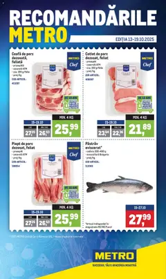 Ofertele Metro valabile de la 13.10.2025