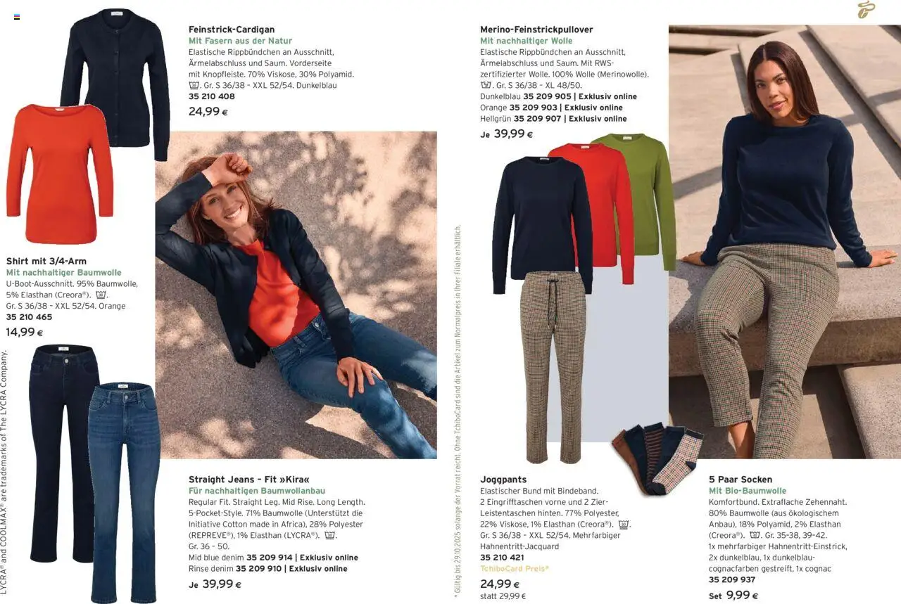 Tchibo Eduscho Katalog Happy Herbst gültig ab 24.09.2025 | Seite: 7 | Produkte: Socken, Jeans