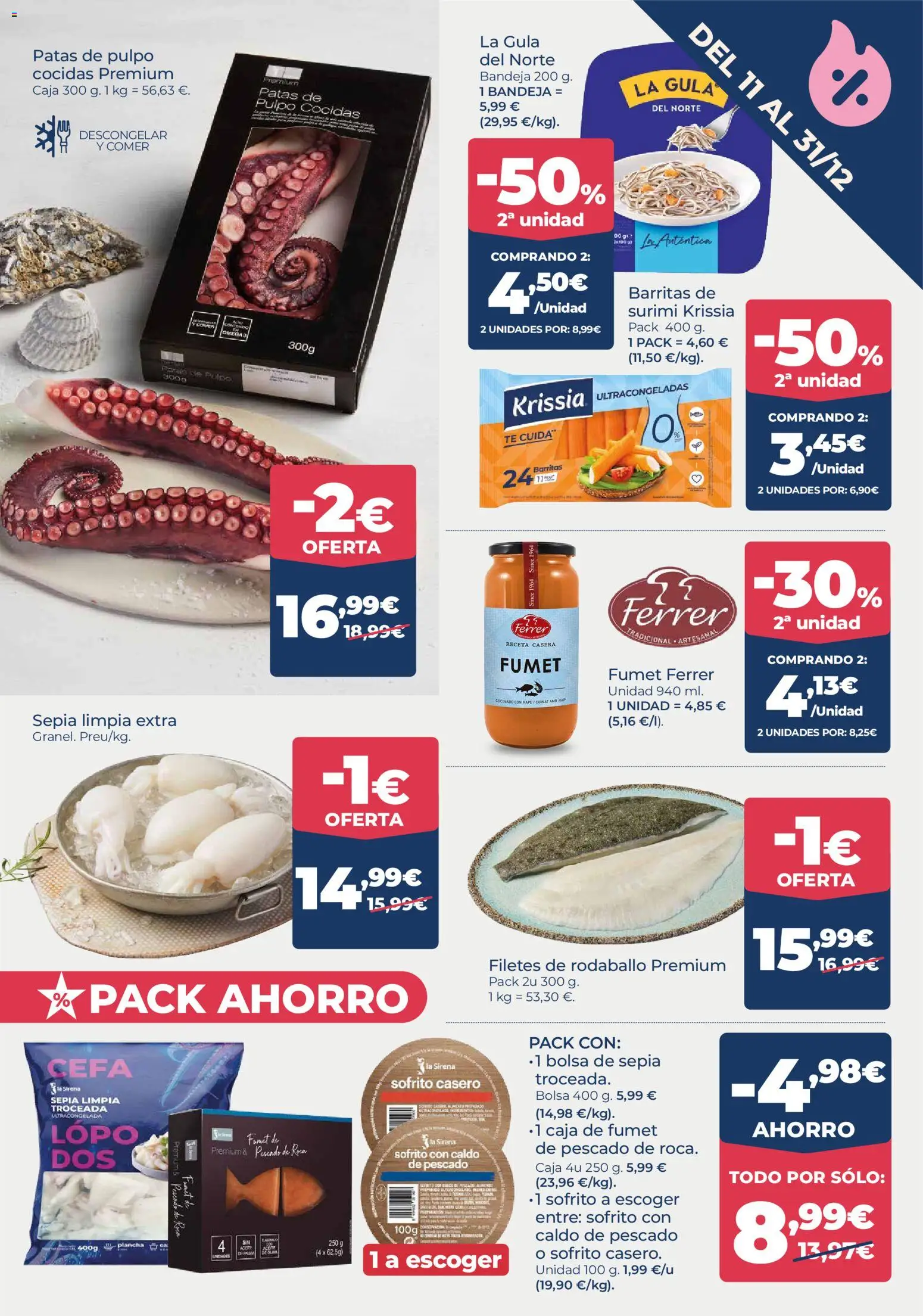 La Sirena folleto │ válido desde el 11.12.2025 | Página: 3 | Productos: Pescado, Té, Plancha, Bandeja
