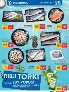 Spar katalog akcije – veljaven od 08.04.2026 | Stran: 7 | Izdelki: Oslič, Kozice, Oljčno olje, Olje