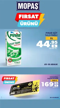 03.12.2025 tarihinden itibaren geçerli olan Mopaş kataloğu önizlemesi