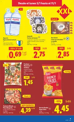 Vista previa Gelatelli Tarrina de helado, 3 variedades; capuchino, stracciatella o vainilla, caramelo y nueces de pecán. 480 g válido desde el 05.01.2026 | Página: 9