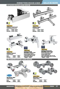 Brico Cash - Prévisualisation de Brico Cash catalogue valide à partir de 04.04.2025 | Page: 277 | Produits: Douche, Cartouche
