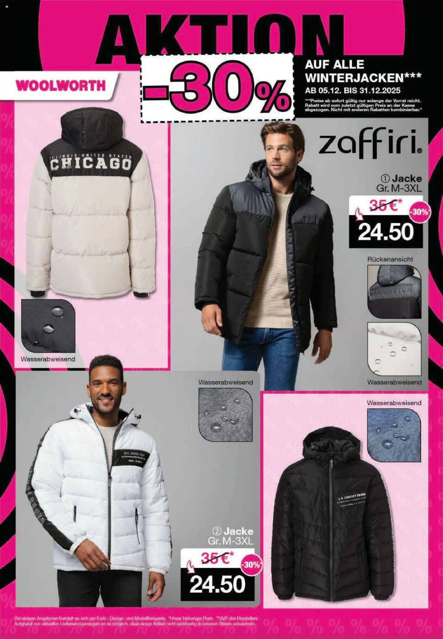 Woolworth Prospekt 	 – gültig ab 17.12.2025 | Seite: 4 | Produkte: Jacke