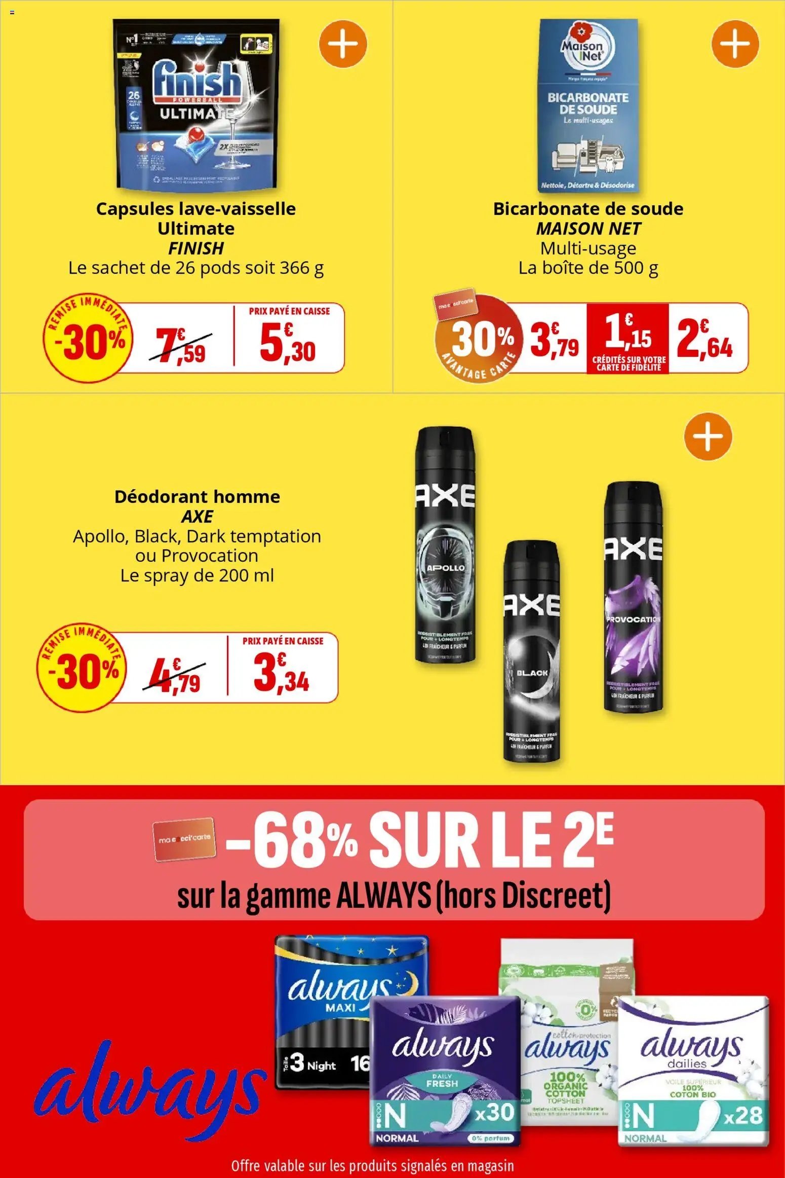 {H1} | Page: 6 | Produits: Coton, Parfum, Déodorant, Bicarbonate de soude