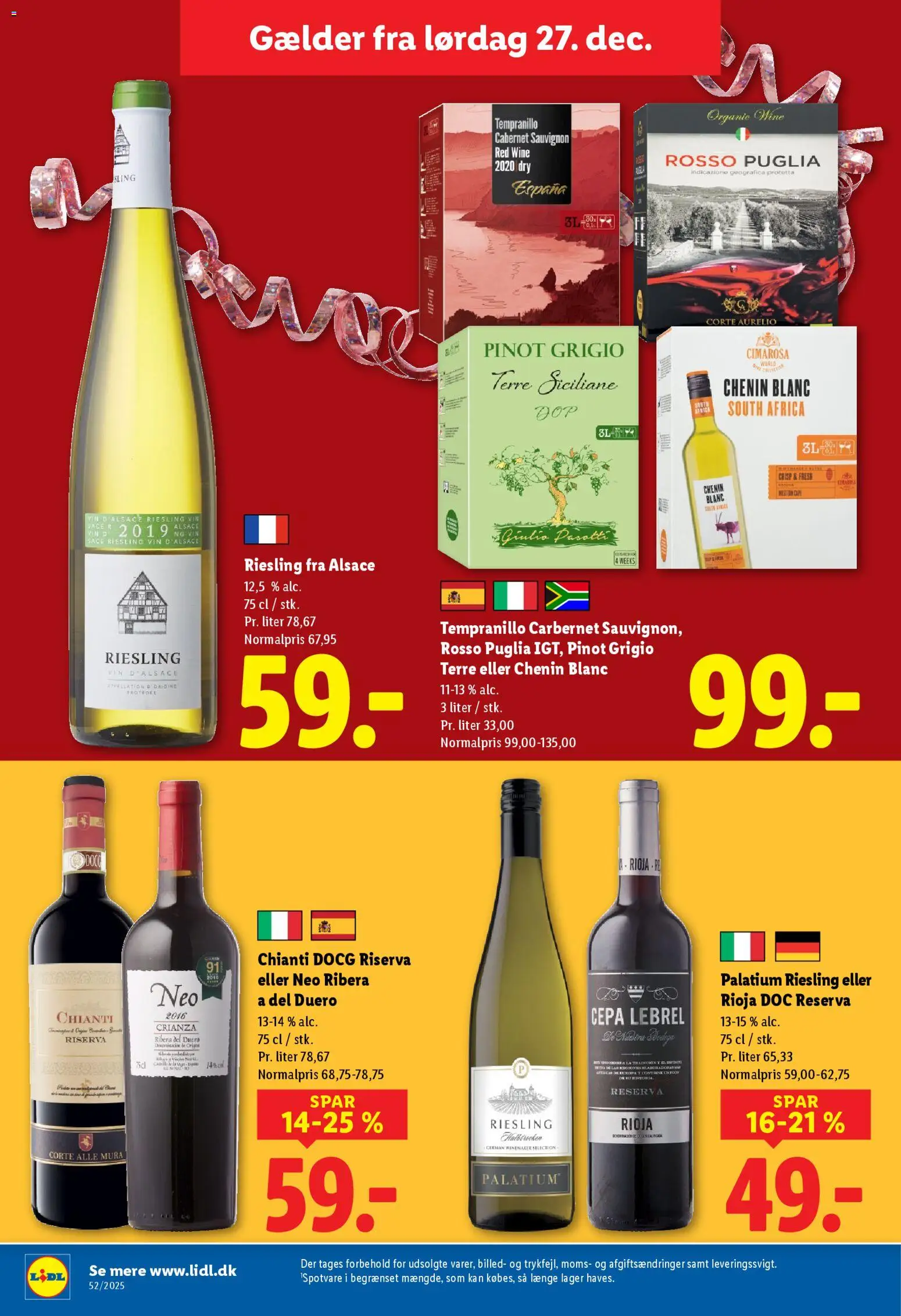 Lidl tilbudsavis – gyldig fra 27.12.2025 | Side: 17 | Produkter: Vin, Søm
