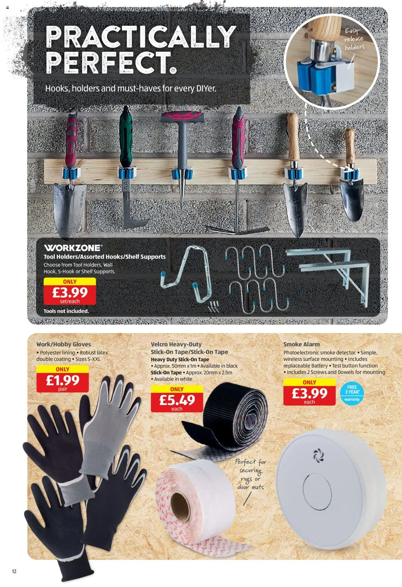  | Page: 12 | Products: Shelf, Smoke alarm, Door, Gloves
