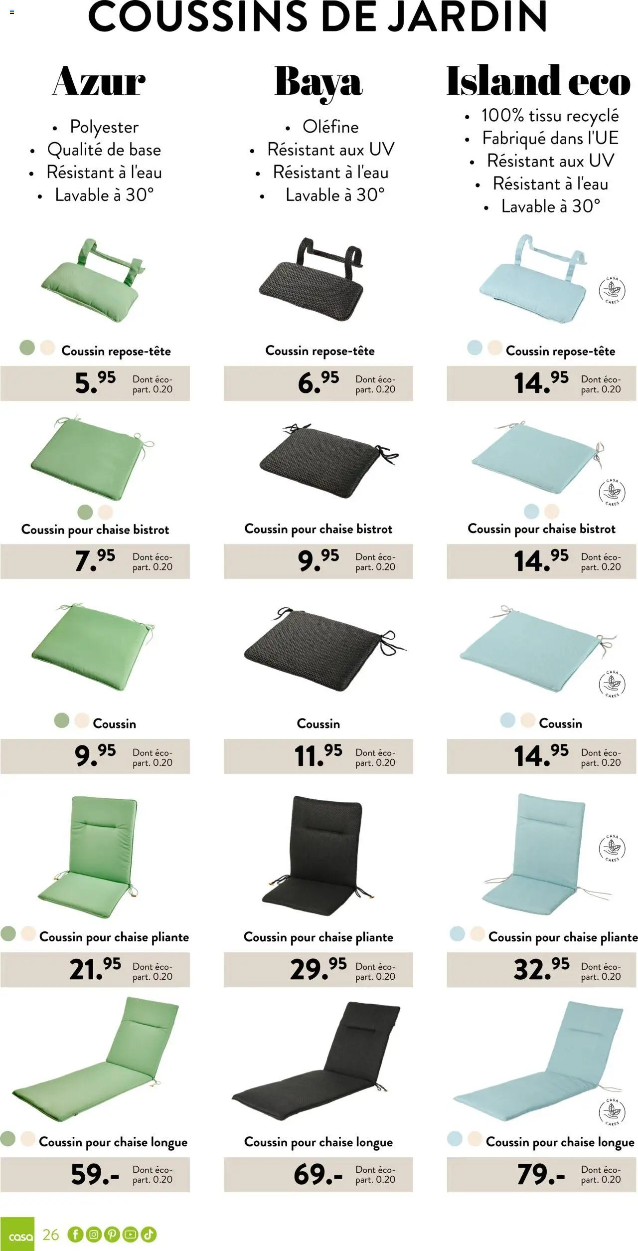  | Page: 26 | Produits: Base, Chaise pliante, Chaise longue, Chaise