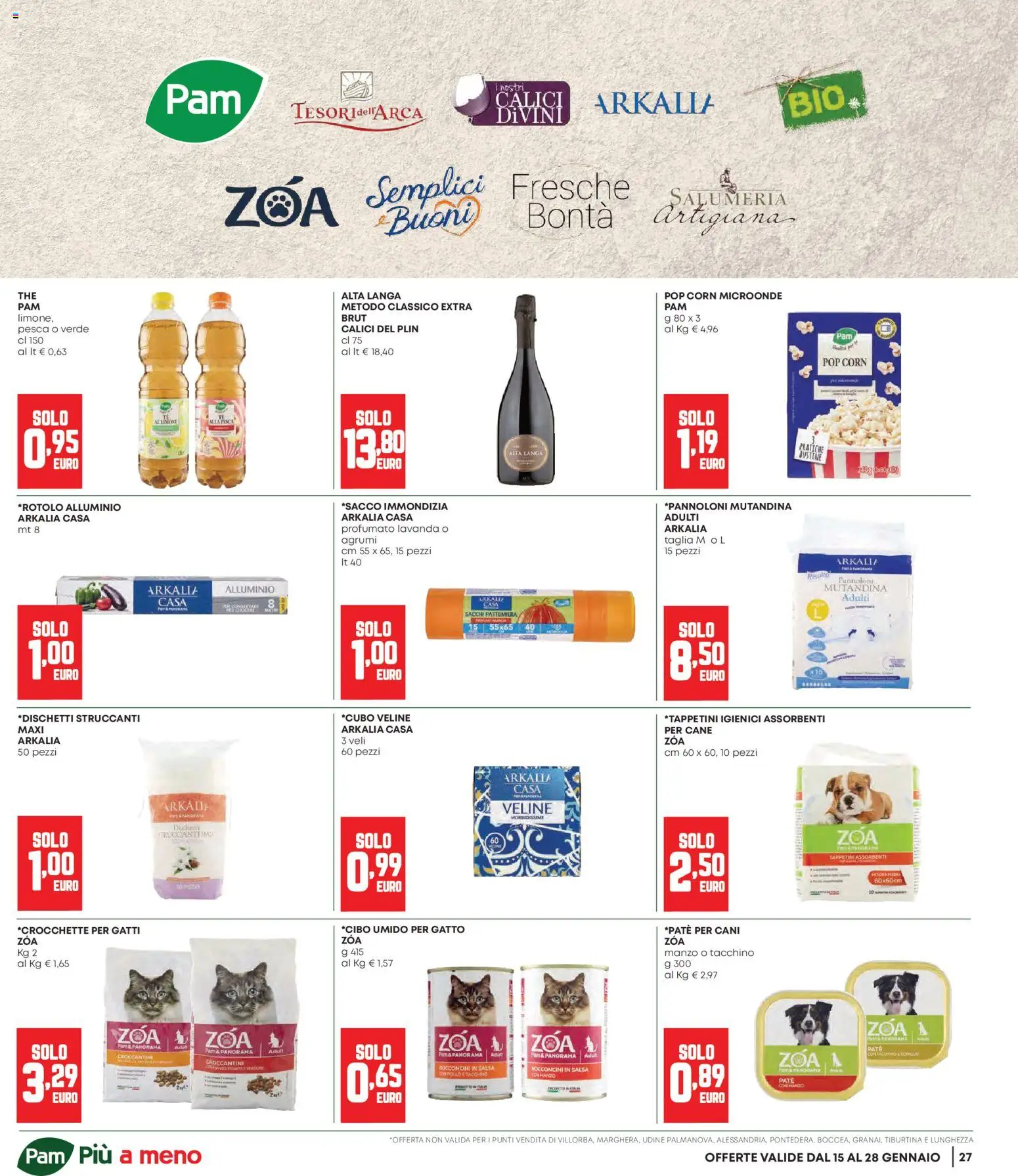 Volantino Panorama del 15.01.2026 | Pagina: 27 | Prodotti: Microonde, Manzo, Salsa, Pattumiera